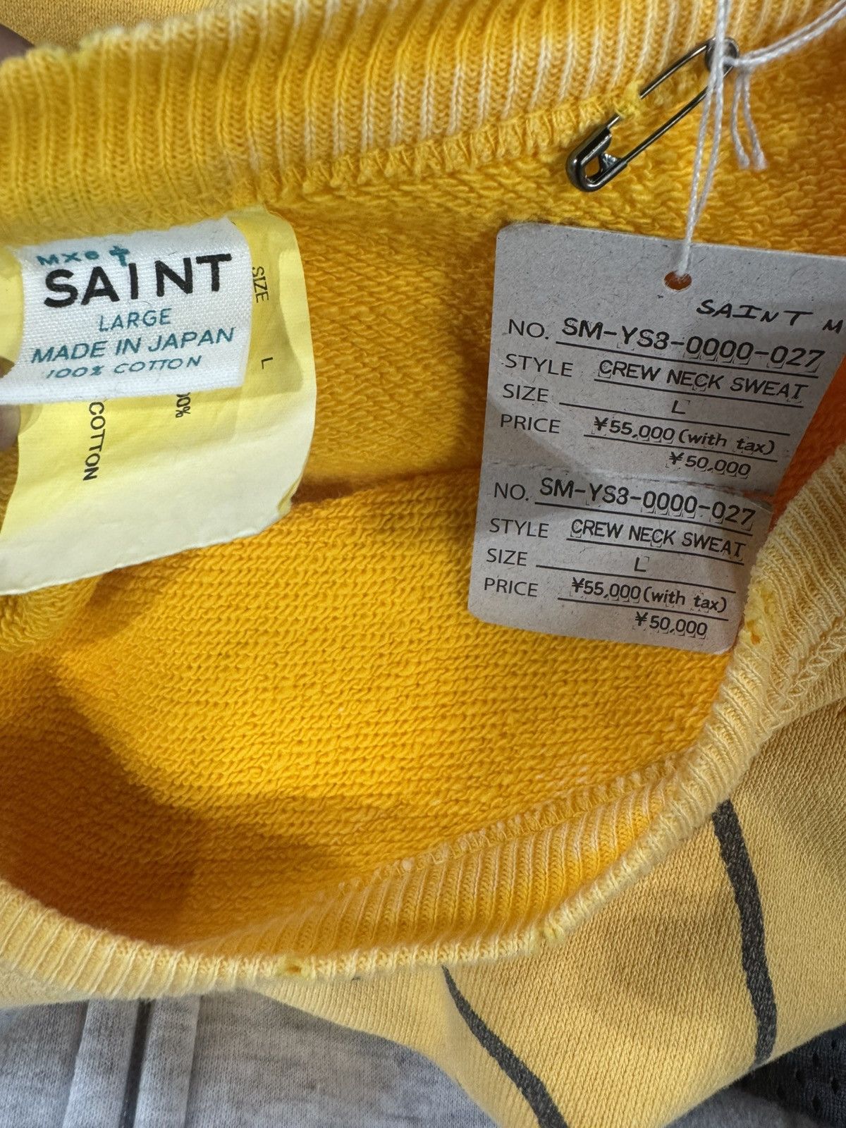 Saint Michael Saint MXXX Lamb Of God Crewneck Size US L / EU 52-54 / 3 - 3 Thumbnail