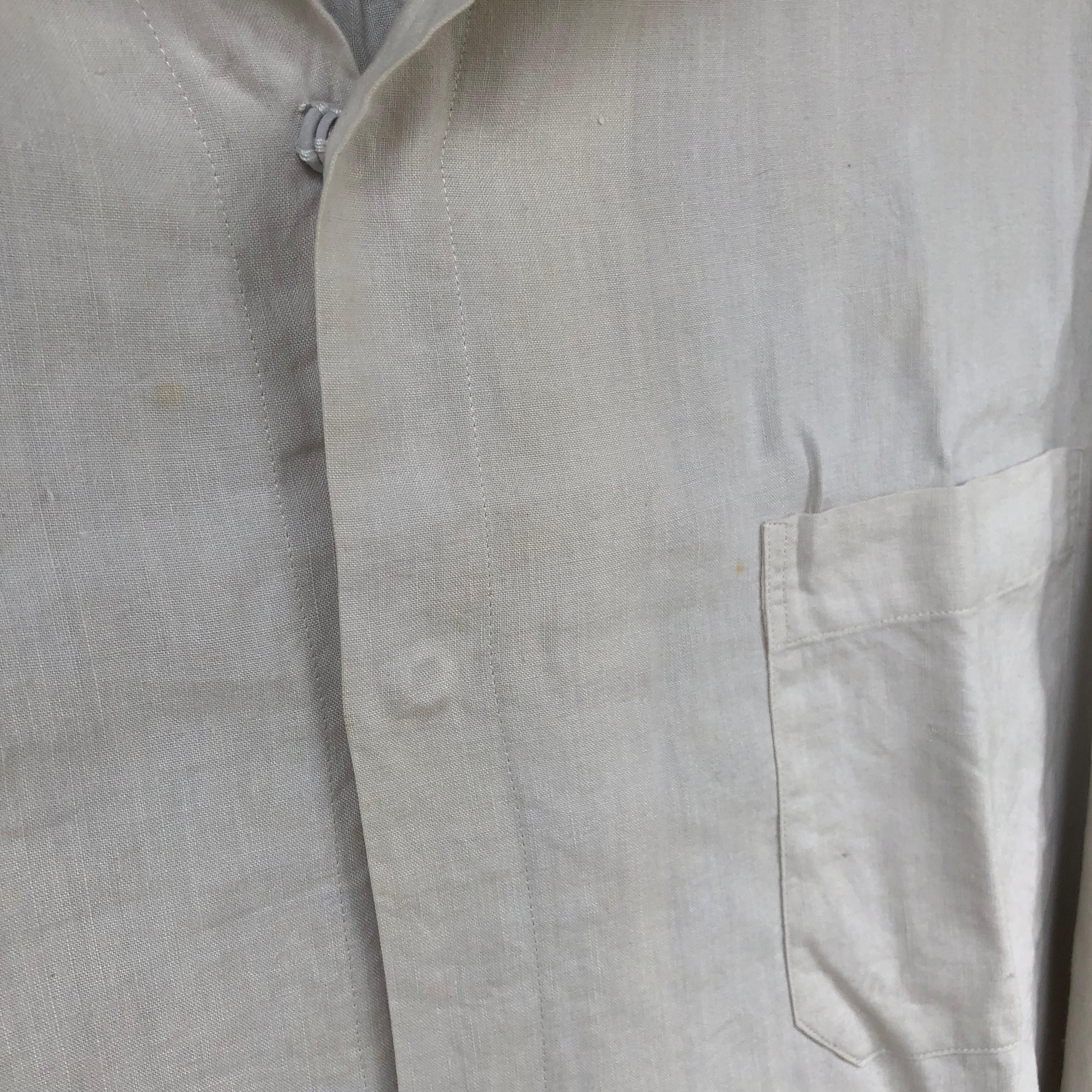 Yohji Yamamoto Yohji Yamamoto PourHomme Linen Shirt Size US M / EU 48-50 / 2 - 3 Thumbnail