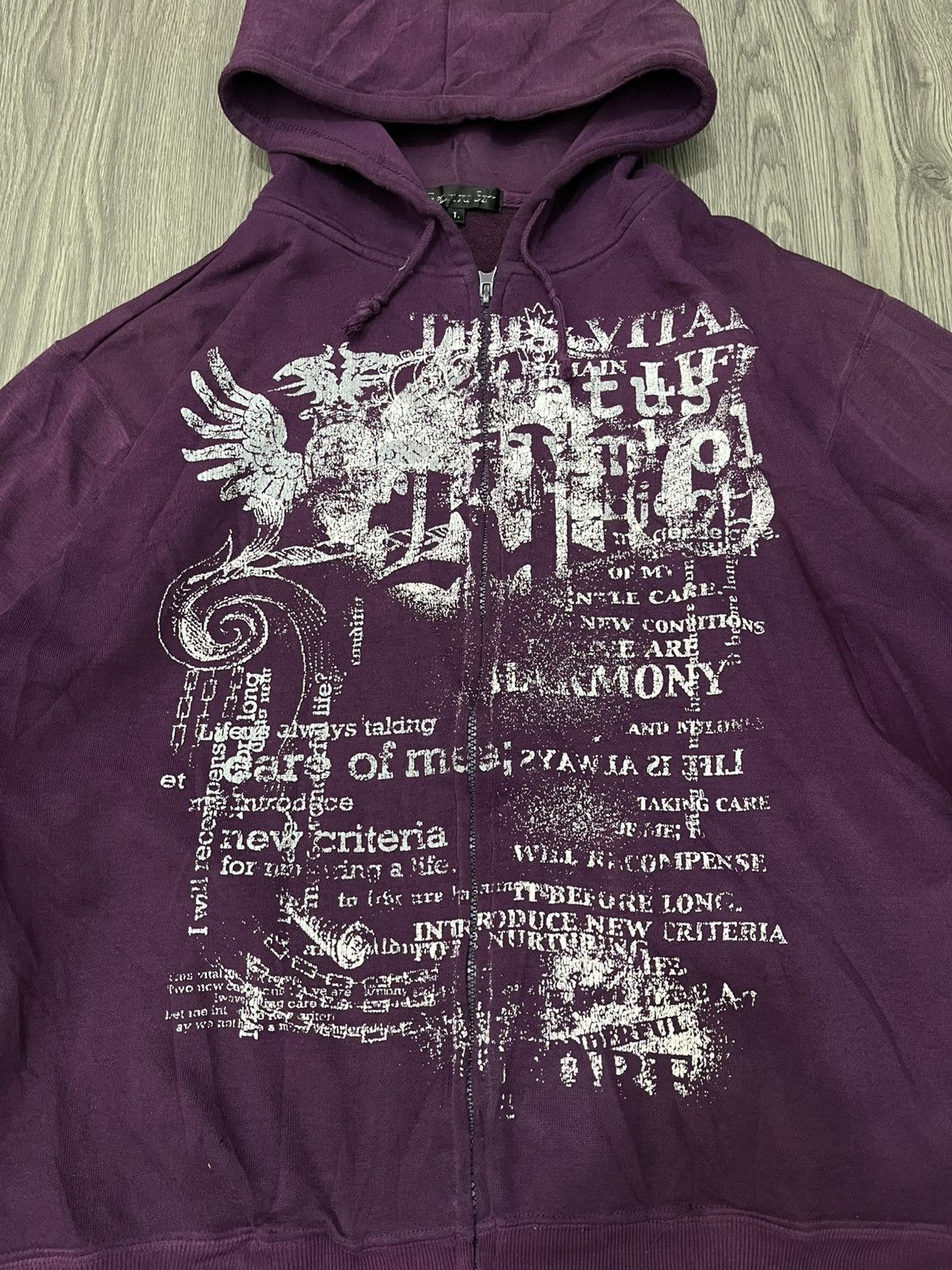 14th Addiction 🇯🇵Vtg Y2k Beaumont Carr Hoodie Size US L / EU 52-54 / 3 - 4 Thumbnail