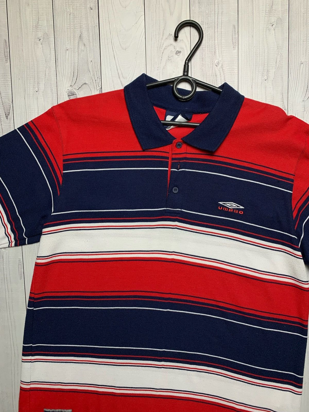 Umbro × Vintage Vintage Umbro striped polo rare size L Pro Training Size US L / EU 52-54 / 3 - 2 Thumbnail