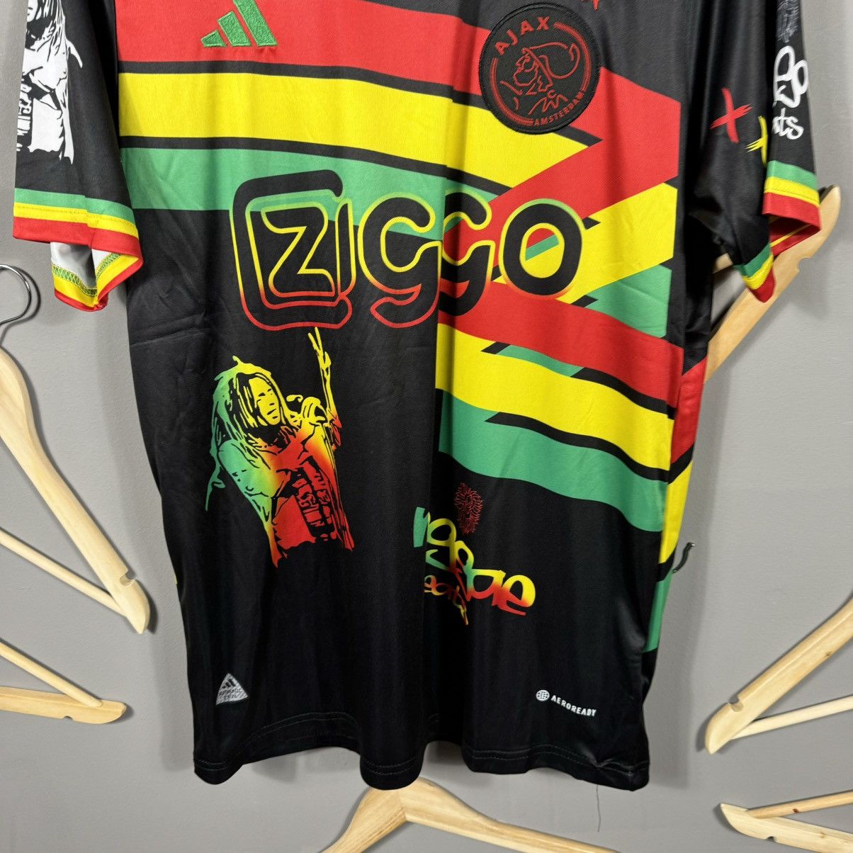 Other Ajax Amsterdam Special Edition Custom Bob Marley Jersey Size US L / EU 52-54 / 3 - 9 Thumbnail