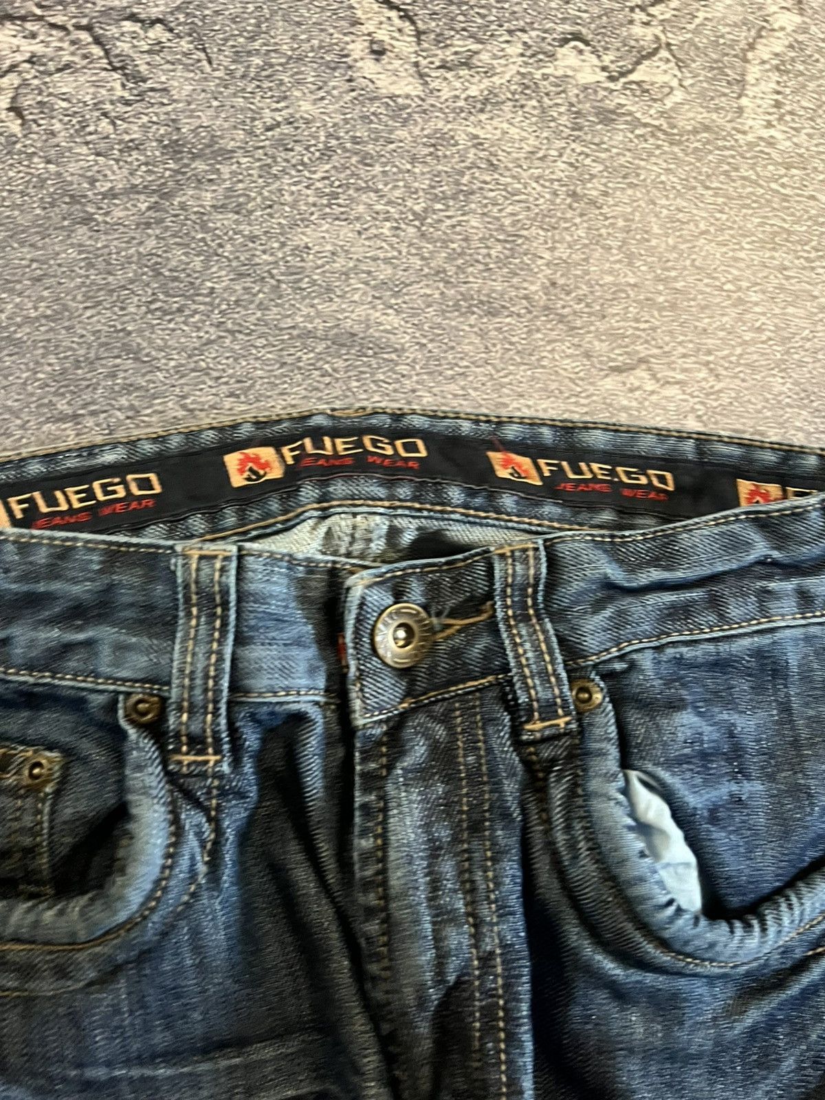 Vintage Hysteric Glamour Style / Vintage Washed Faded Baggy / Y2K Size US 29 - 10 Thumbnail
