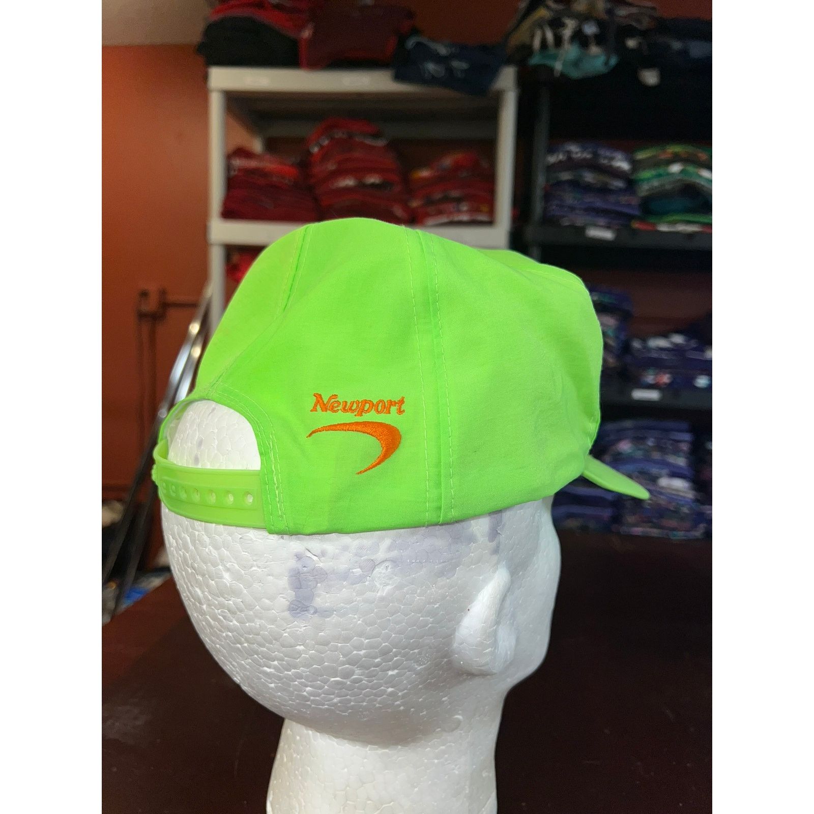 Vintage Vintage Newport Snapback Hat 100% Nylon 90s Cigarette VTG Size ONE SIZE - 6 Thumbnail