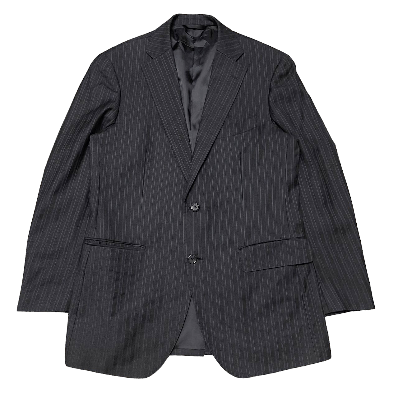 Loro Piana Loro Piana Mitsumine Striped Wool Blazer Size US M / EU 48-50 / 2 - 1 Thumbnail