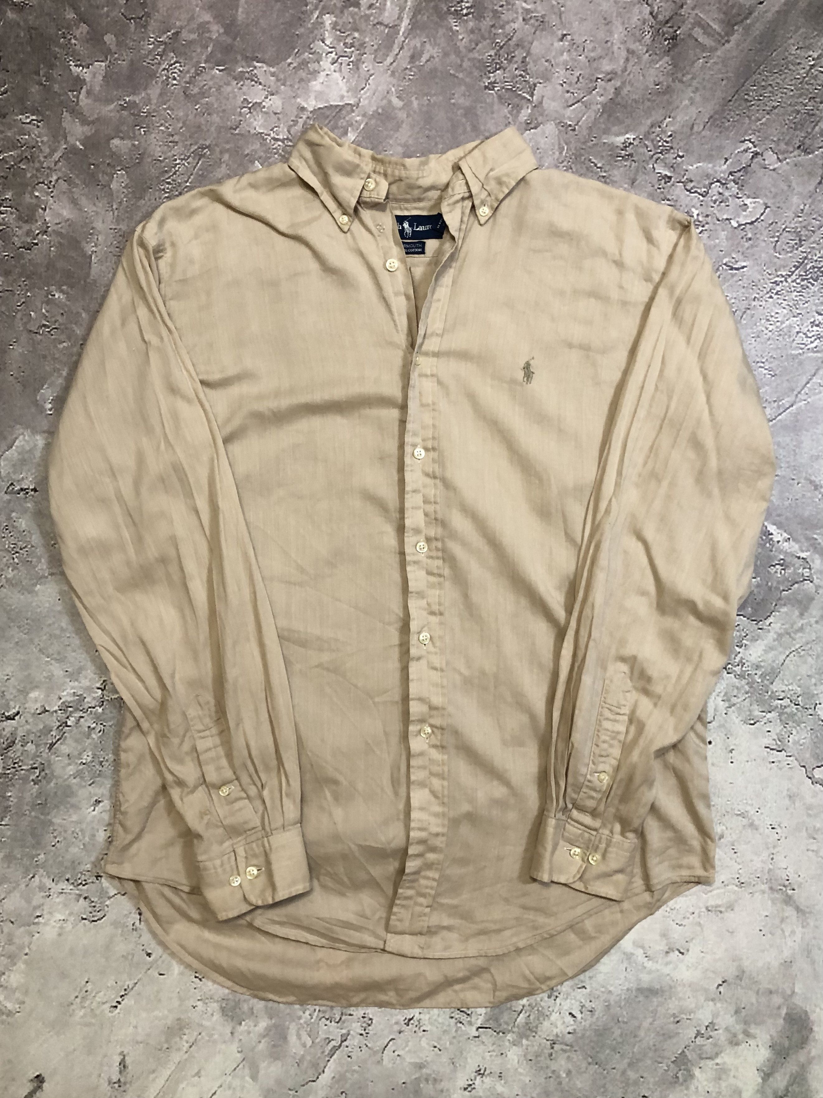 Polo Ralph Lauren Ralph Lauren Vintage Shirt Long Sleeve Size US S / EU 44-46 / 1 - 1 Thumbnail