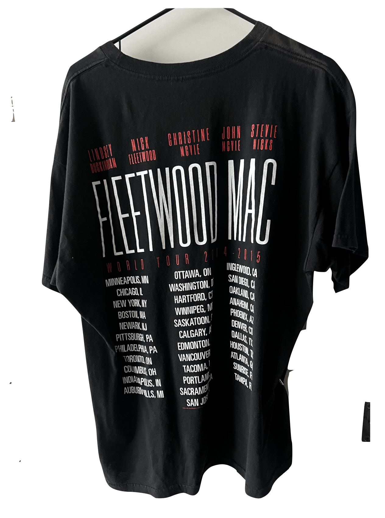 Alstyle Fleetwood Mac T Shirt On With The Show XL Size US XL / EU 56 / 4 - 2 Thumbnail