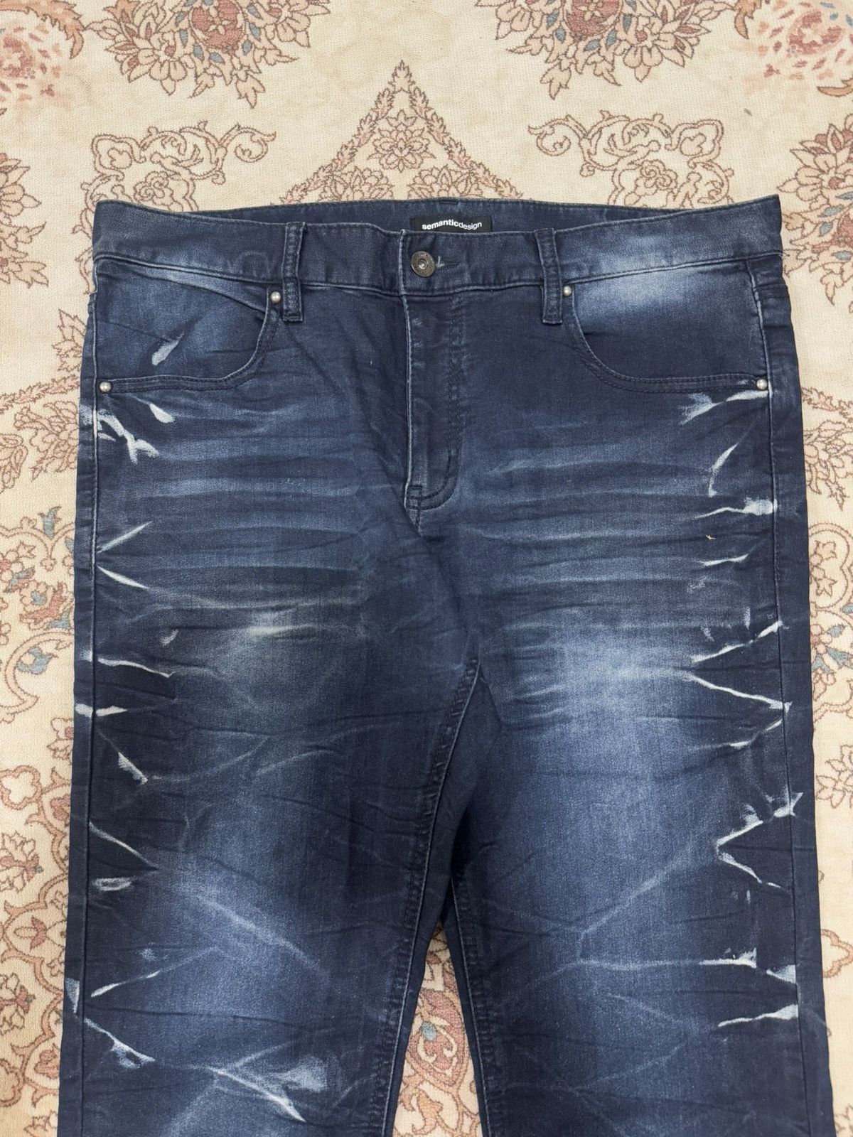 If Six Was Nine × Vintage × semanticdesign Semantic Design Japan stretchable Skinny Jeans Size US 34 / EU 50 - 4 Thumbnail