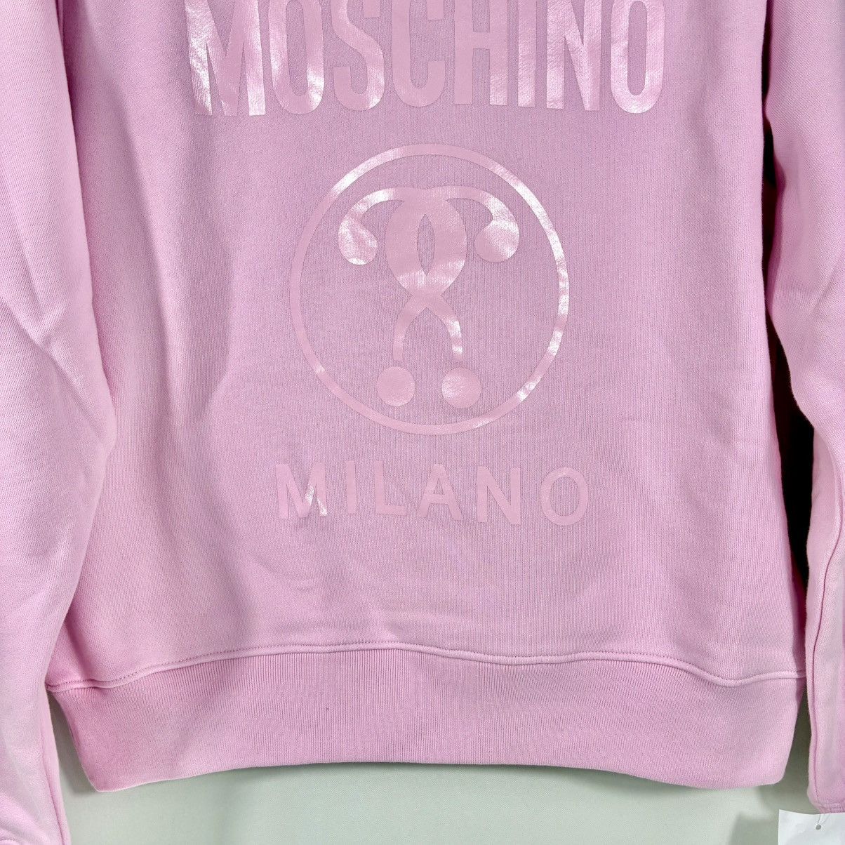 Moschino Moschino Couture Logo Double Question Mark Sweatshirt Pink 8 Size M / US 6-8 / IT 42-44 - 15 Thumbnail