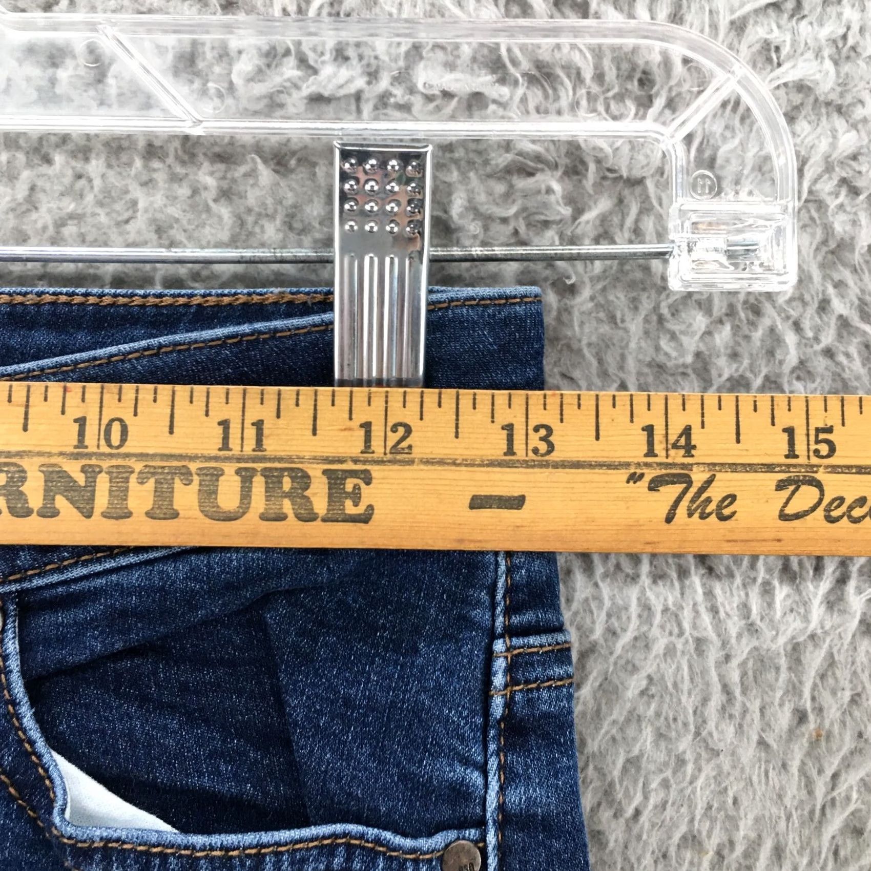Rsq RSQ Jeans Manhattan High Rise Skinny Jeans Womens 3 Blue Dark Wash Denim Distressed Size 26" / US 2 / IT 38 - 5 Thumbnail