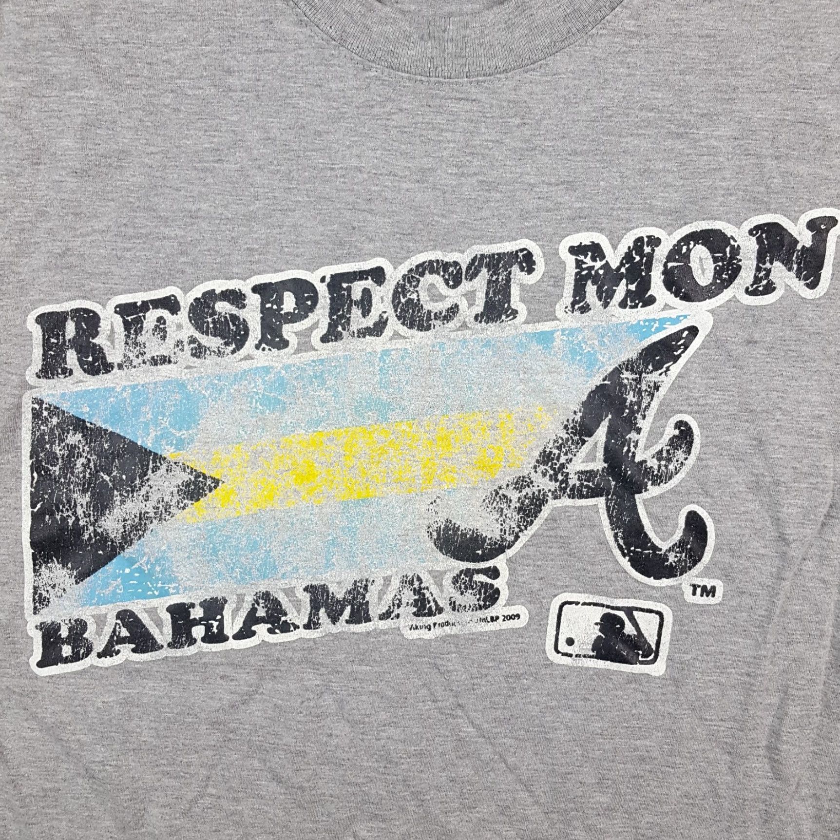 MLB VINTAGE Caribbean Vacation Atlanta Braves T-Shirt Baseball MLB Men Medium Beach Cotton Retro Y2K 90s 00s Outdoor Sports Size US M / EU 48-50 / 2 - 2 Thumbnail