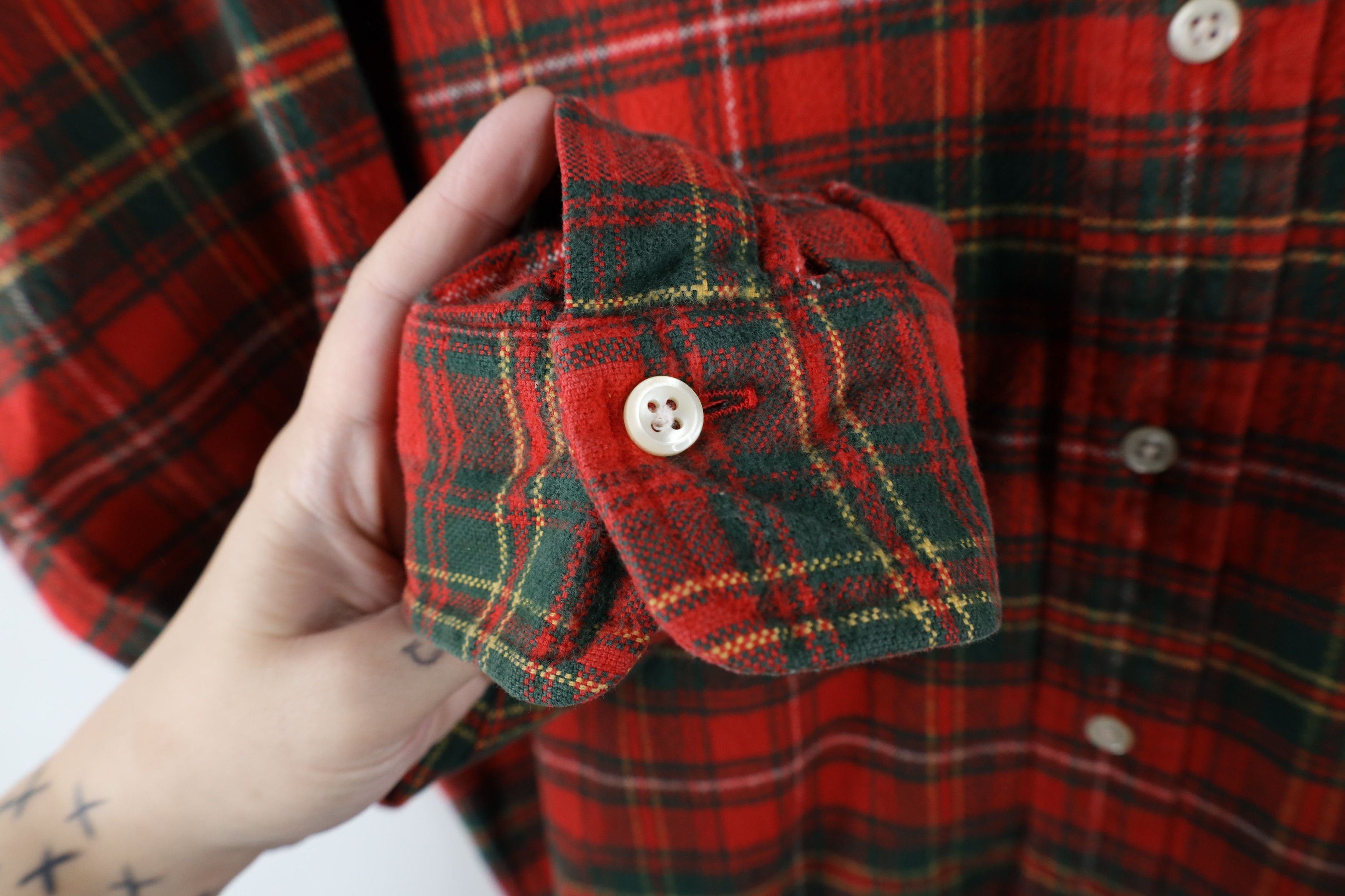 Ralph Lauren × Vintage Vintage 90s Ralph Lauren Heavyweight Button Down Shirt Size US XL / EU 56 / 4 - 6 Thumbnail