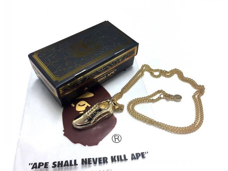 Bape BAPE GOLD STA Member Limited Necklace Size ONE SIZE - 1 Thumbnail