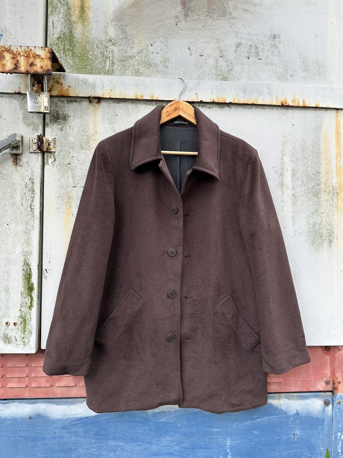 Lanvin **grail**Lanvin Paris Brown Pure Wool Soft Suede Jacket Size US M / EU 48-50 / 2 - 3 Thumbnail