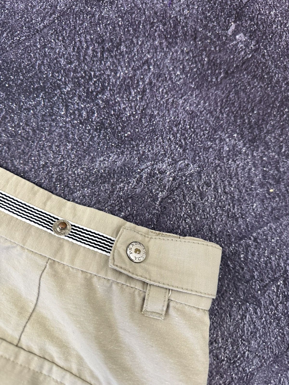 Helmut Lang Vintage Prada Red Tab Cream Rare Grail Baggy Nylon Pants Size US 32 / EU 48 - 17 Thumbnail