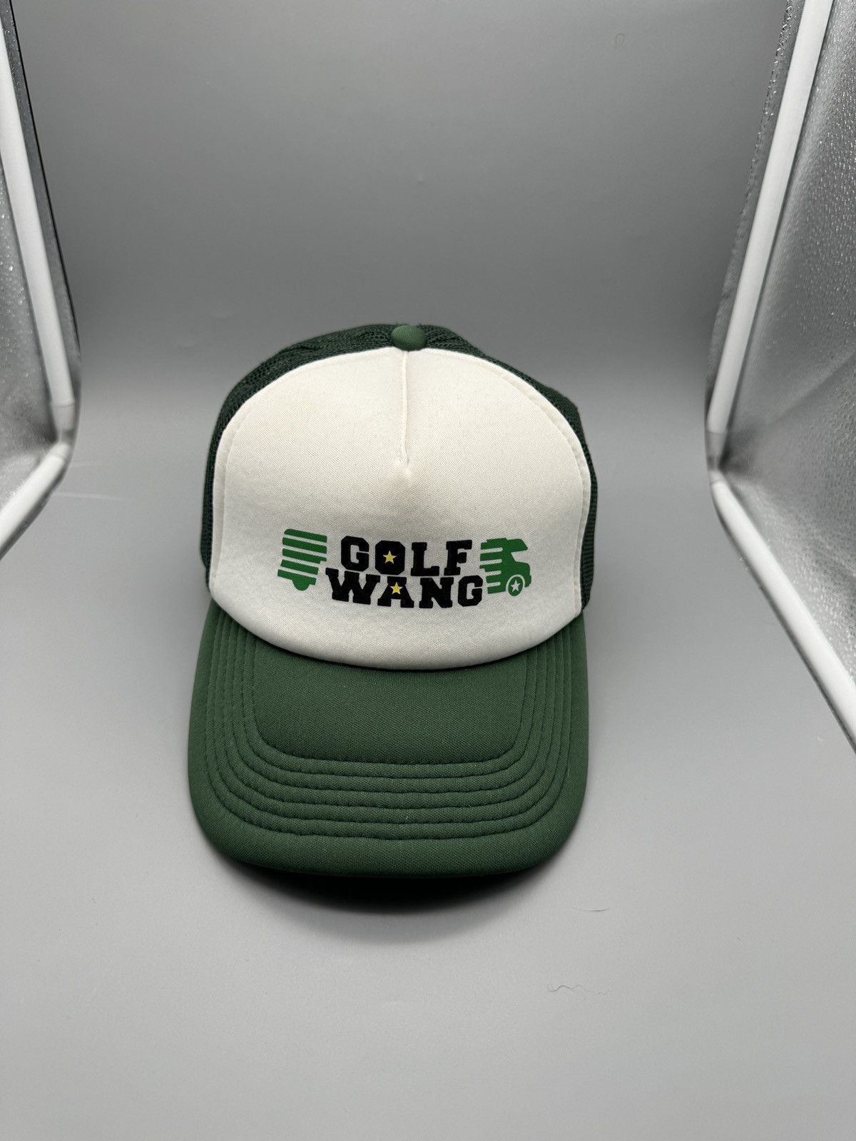 Golf Wang × Tyler The Creator Green Golfwang trucker | Grailed
