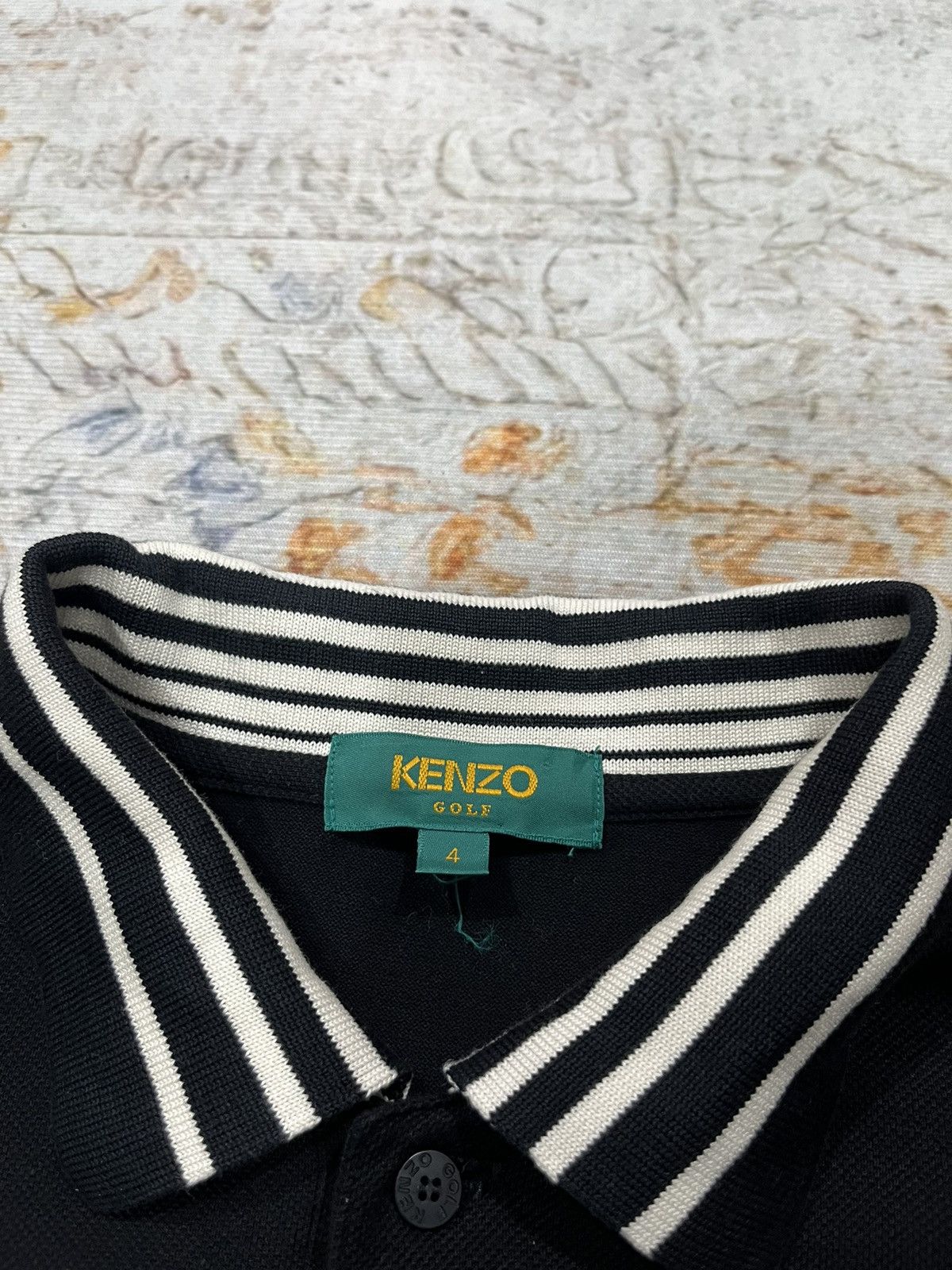 Kenzo Vintage Kenzo Golf Polo Longsleeve Size US L / EU 52-54 / 3 - 4 Thumbnail