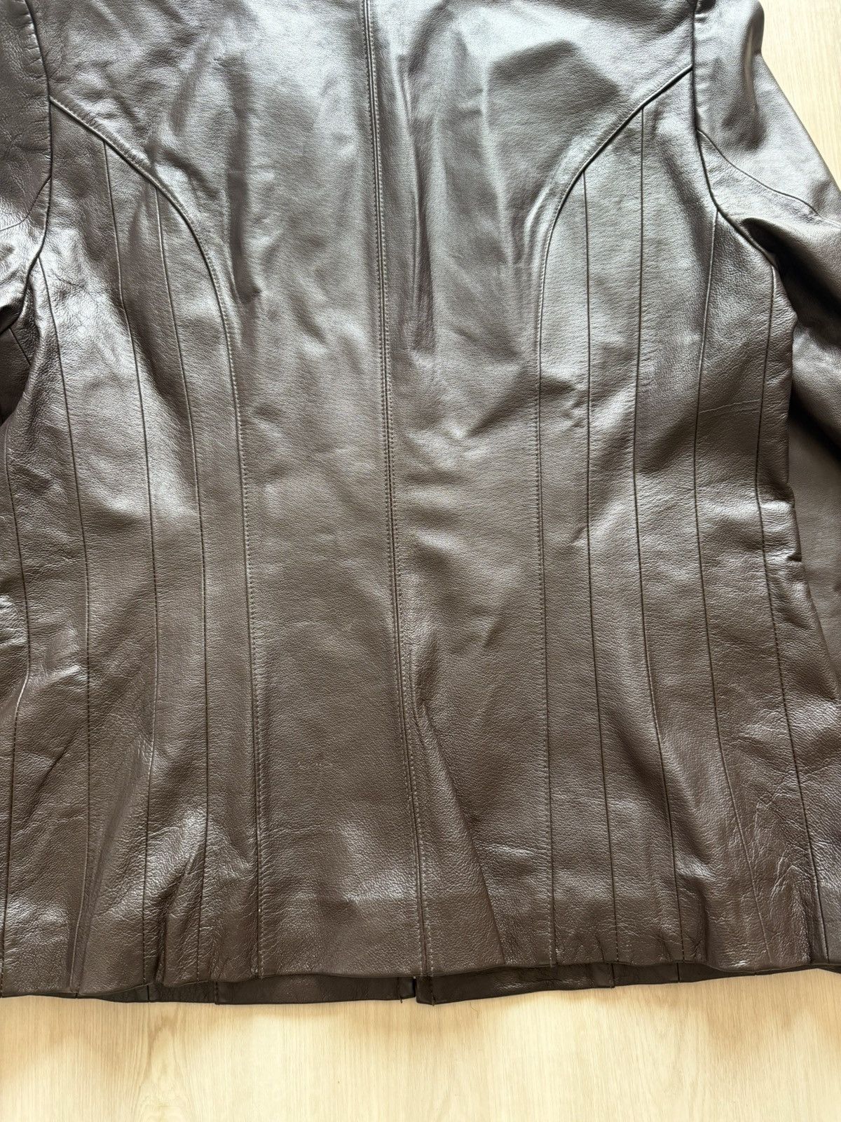 Vintage Y2K East 5th Genuine Leather Jacket Sz M Size M / US 6-8 / IT 42-44 - 7 Thumbnail
