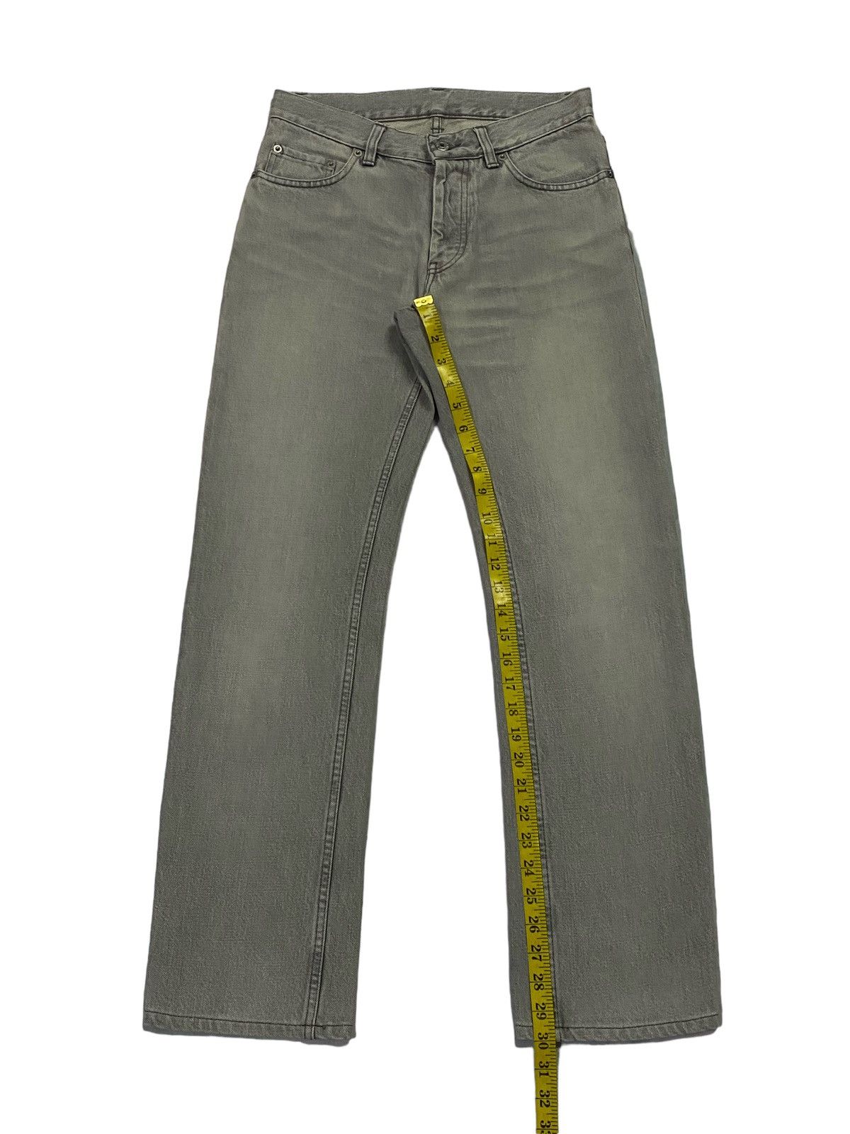 Helmut Lang Vintage Helmut Lang Raw Washed Wide Denim Pants Size US 28 / EU 44 - 7 Thumbnail