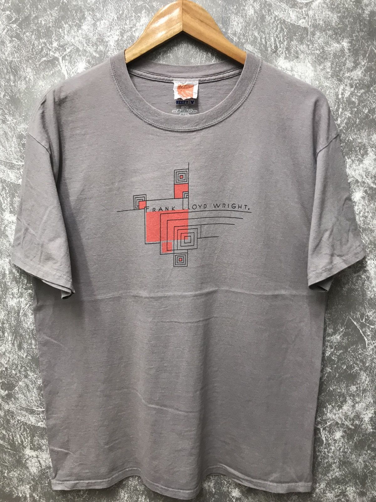 Vintage Vintage Frank Lloyd Wright Pop Art Tee Size US L / EU 52-54 / 3 - 1 Thumbnail