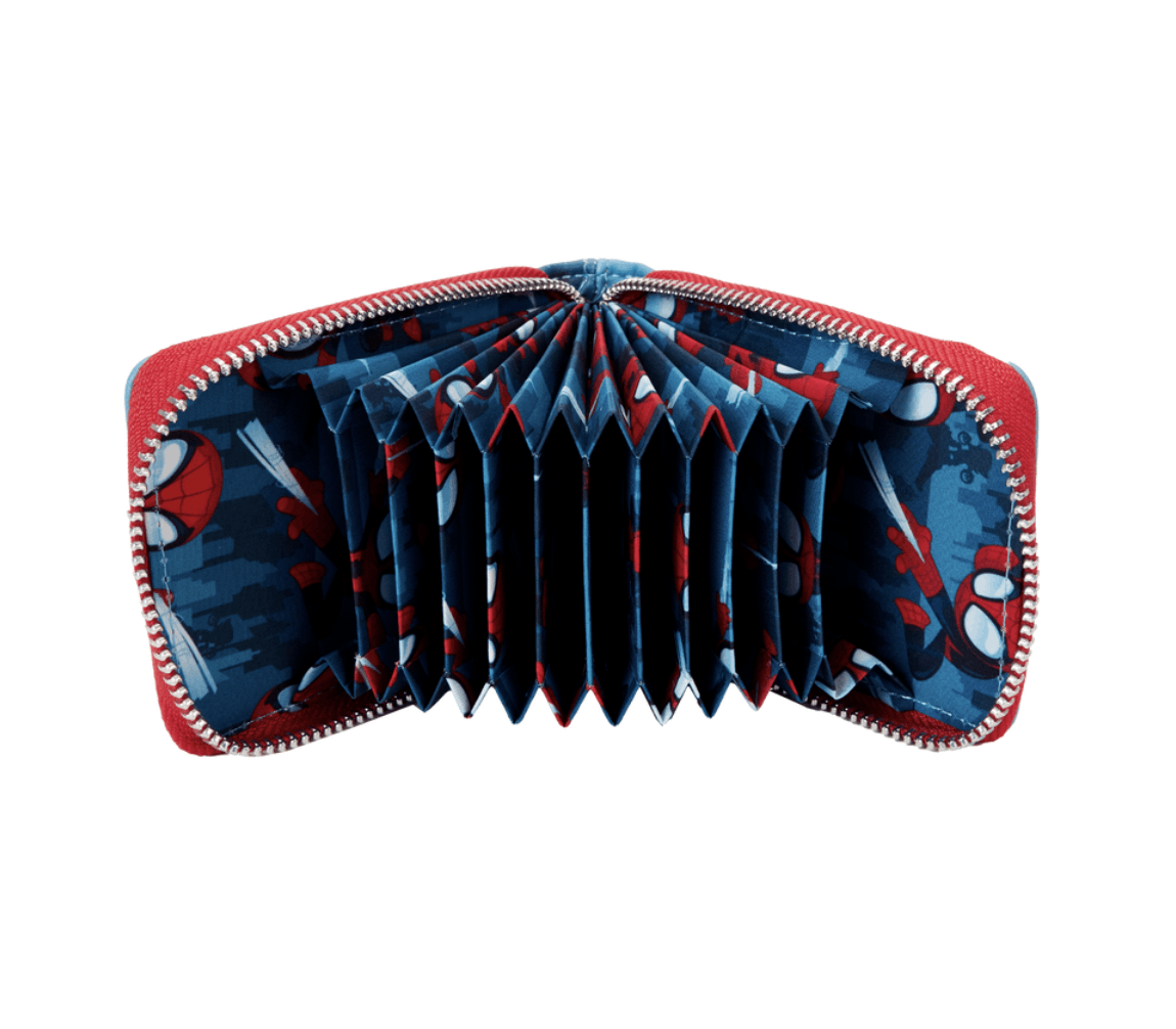 Marvel Comics Marvel SDCC Limited Ed Spider-Man Glow Accordion Zip Wallet Size ONE SIZE - 3 Thumbnail