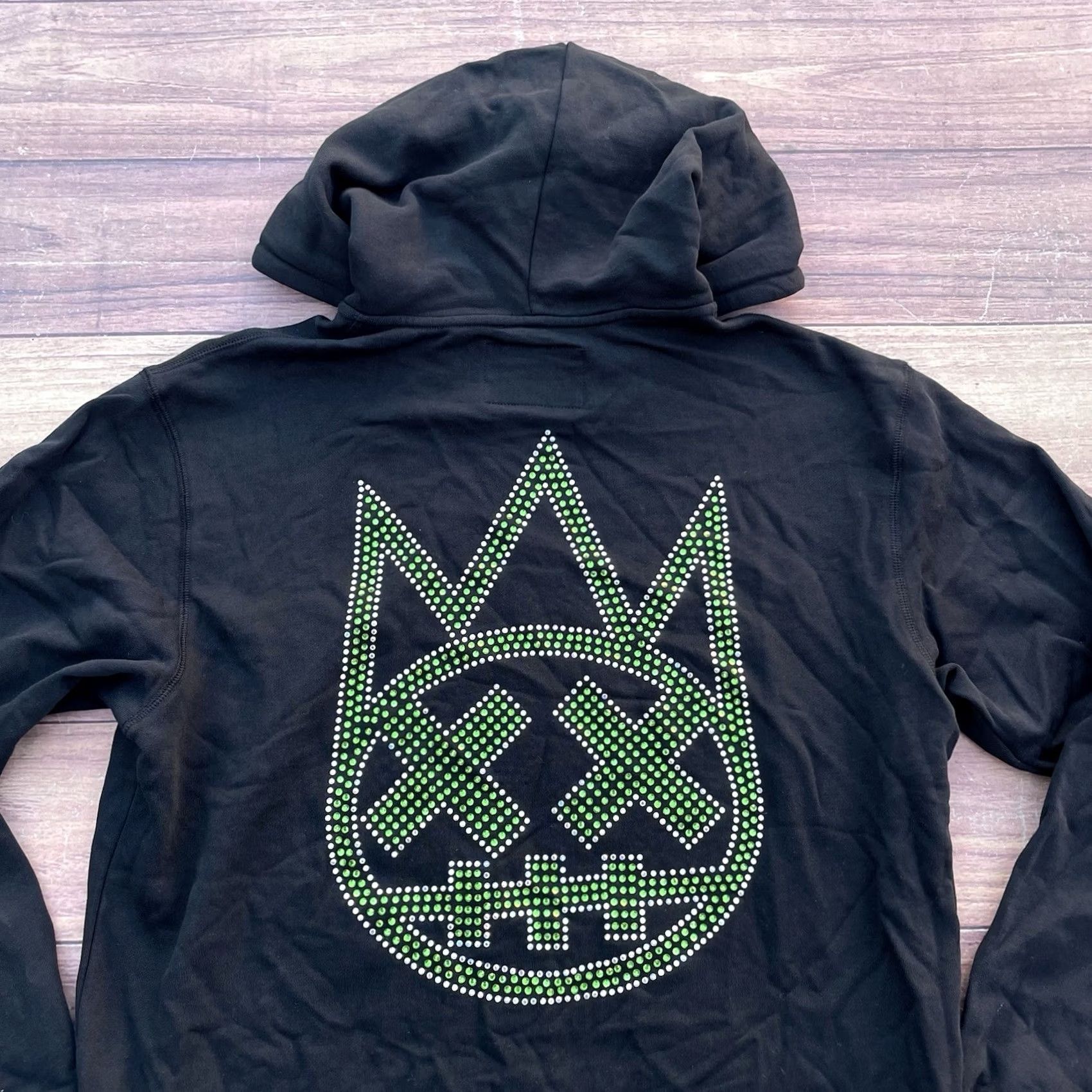 Cult Of Individuality Cult of Individuality Mens Black Sequence Logo Zip up Sweatshirt 2XL Long Sleeve Full Zip Pockets Size US XXL / EU 58 / 5 - 2 Thumbnail