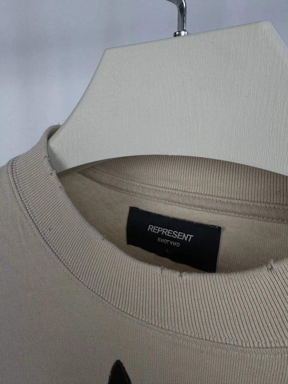 Represent Clo. Represent Eagle Graphic T-Shirt Beige Men’s Streetwear Tee Size US L / EU 52-54 / 3 - 6 Thumbnail