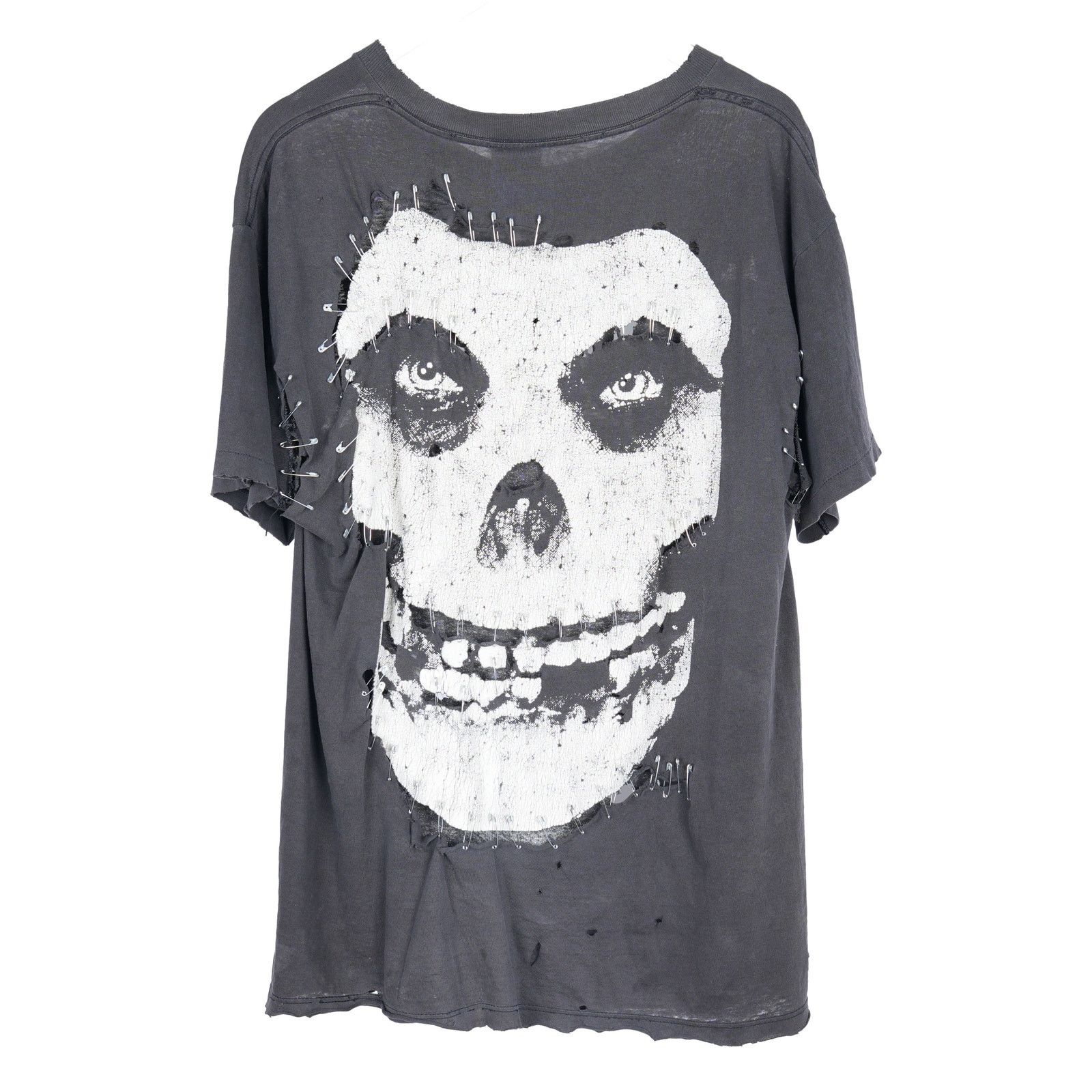 Vintage THRASHED MISFITS SAFETY PIN T-SHIRT VINTAGE WILD OATS Size US L / EU 52-54 / 3 - 2 Thumbnail