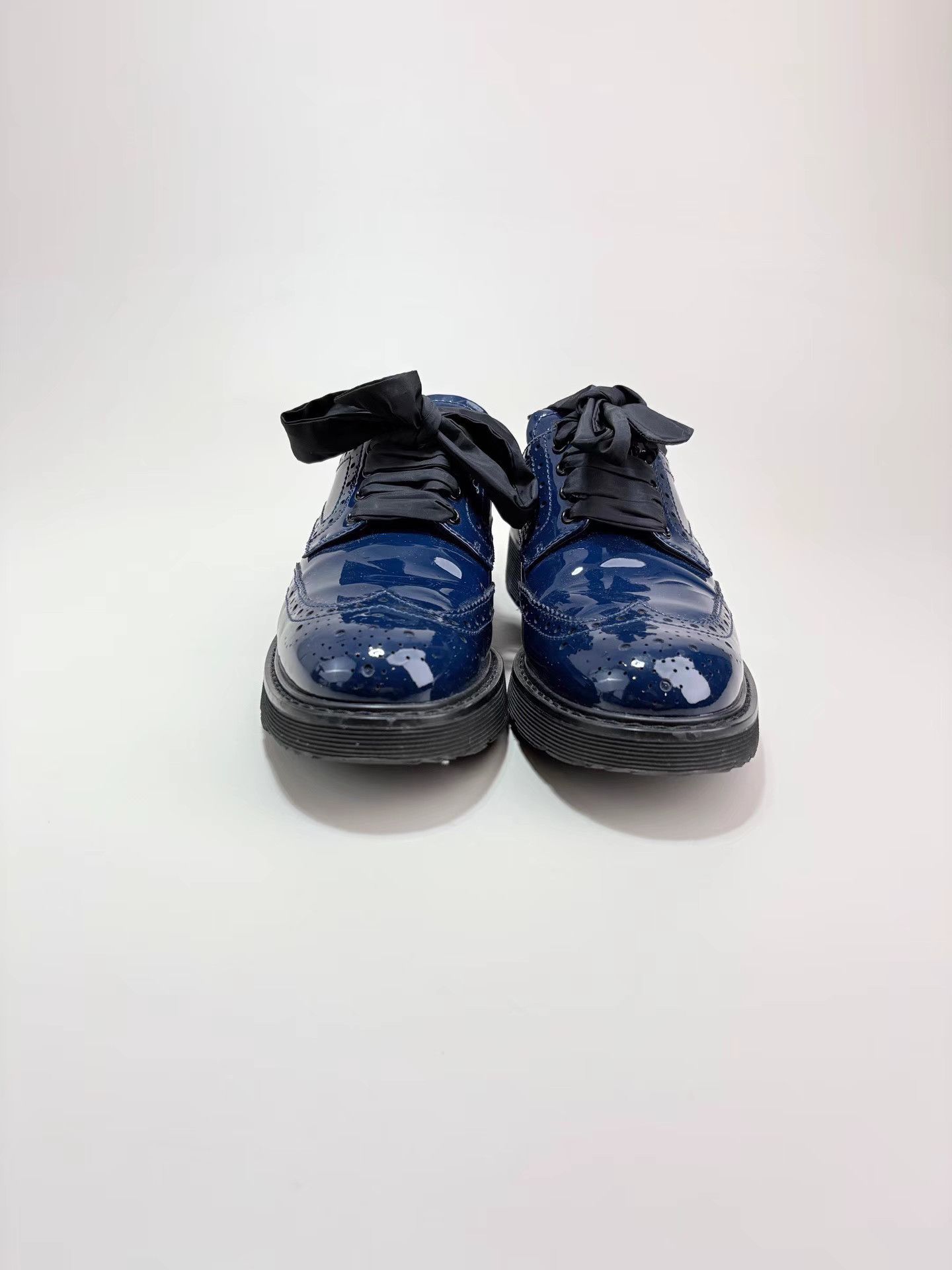 Prada PRADA Brogue Carved Bow Platform Shoes Size US 6.5 / IT 36.5 - 2 Thumbnail