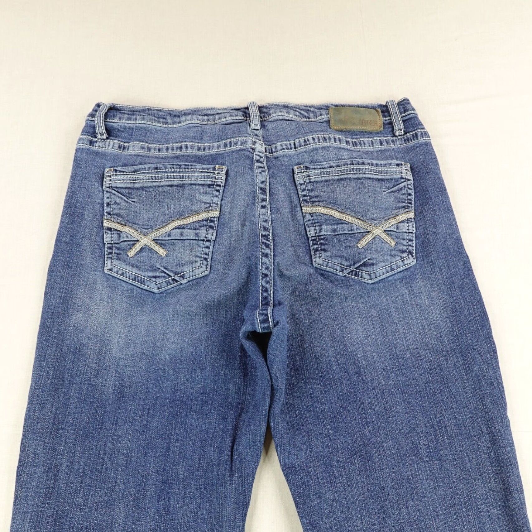 BKE VINTAGE BKE Jeans Mens 40x30 Denim Bootcut Whisker Flex Faded Cotton Blend Mens Size US 37 - 7 Thumbnail