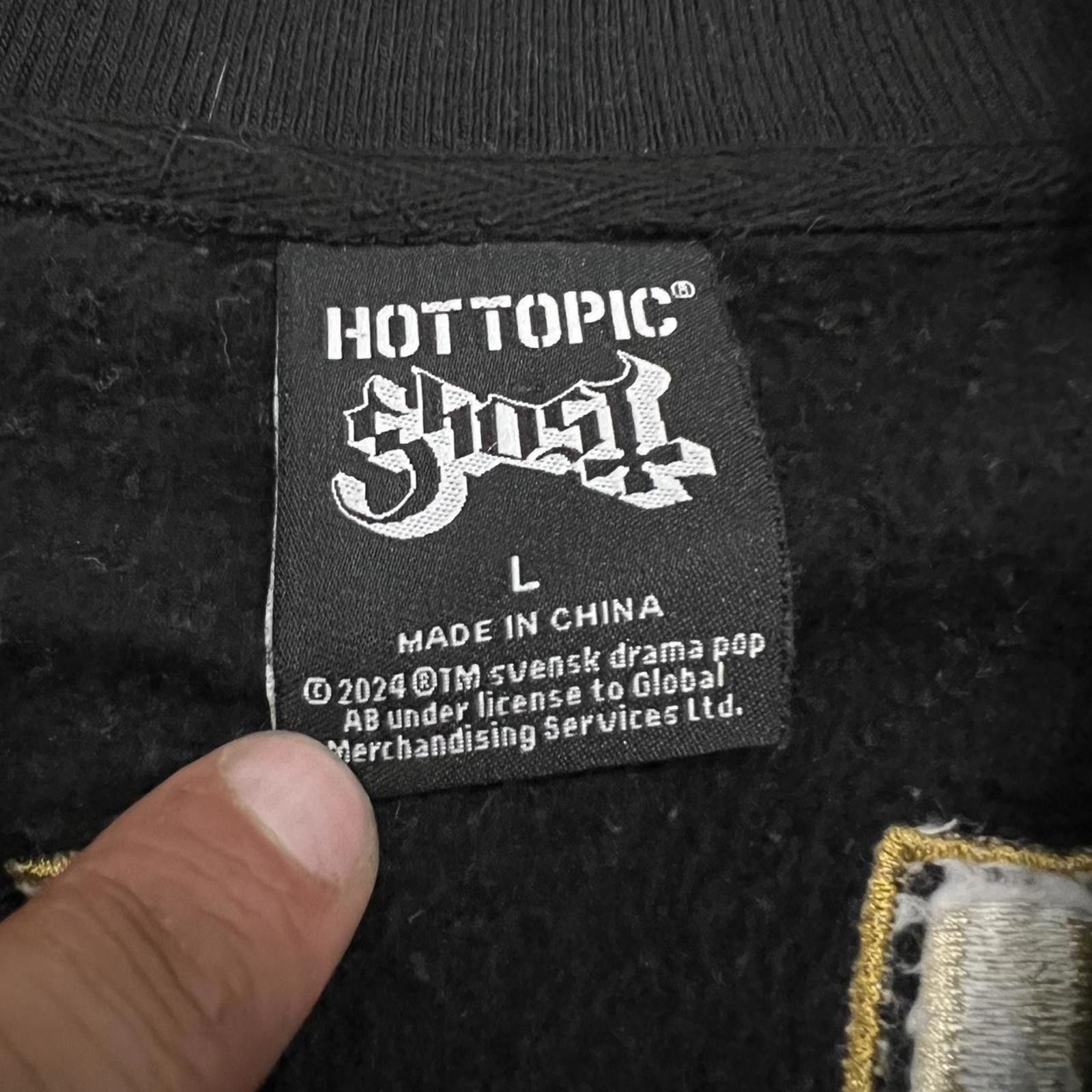 GOSTAR DE FUGA Ghost Logos Varsity‎ Jacket Hot Topic Papa Emeritus Nameless Size US L / EU 52-54 / 3 - 4 Thumbnail