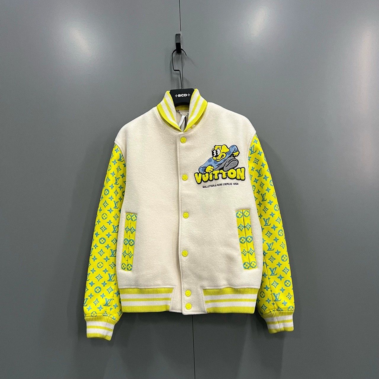 Louis Vuitton louis vuitton color block logo baseball jacket Size US L / EU 52-54 / 3 - 1 Thumbnail