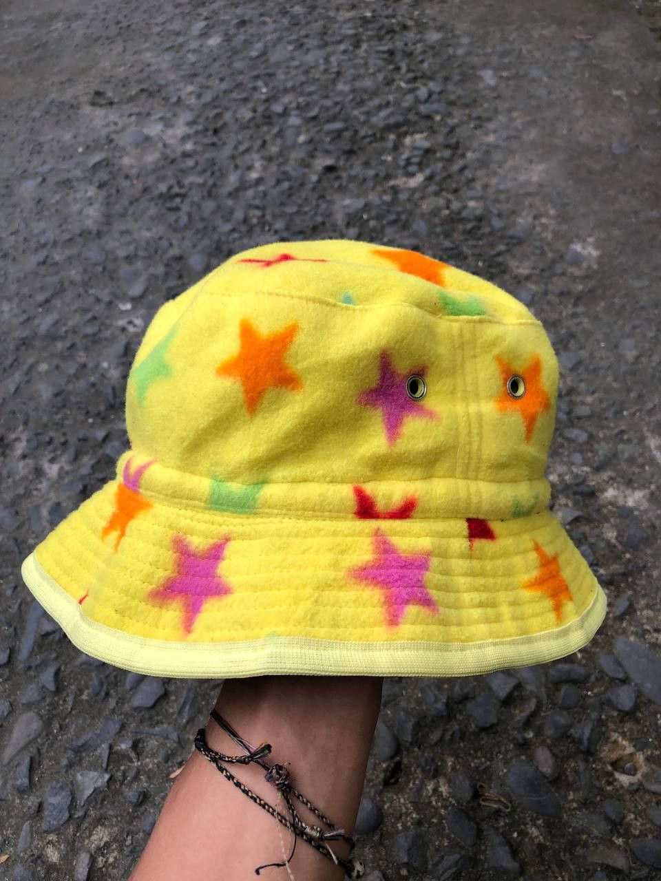 Angel Blue Angel Blue Reversibel Star Bucket Hat Size ONE SIZE - 6 Thumbnail
