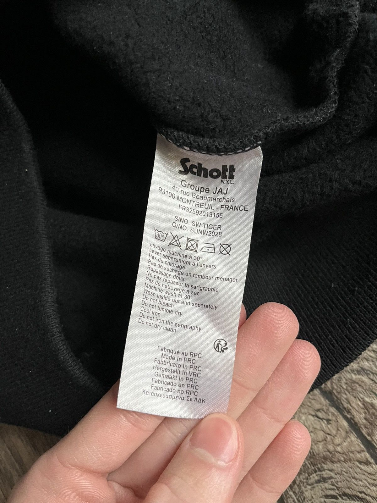 Schott Vintage Schott NYC Logo Sweatshirt Size S Size US S / EU 44-46 / 1 - 7 Thumbnail