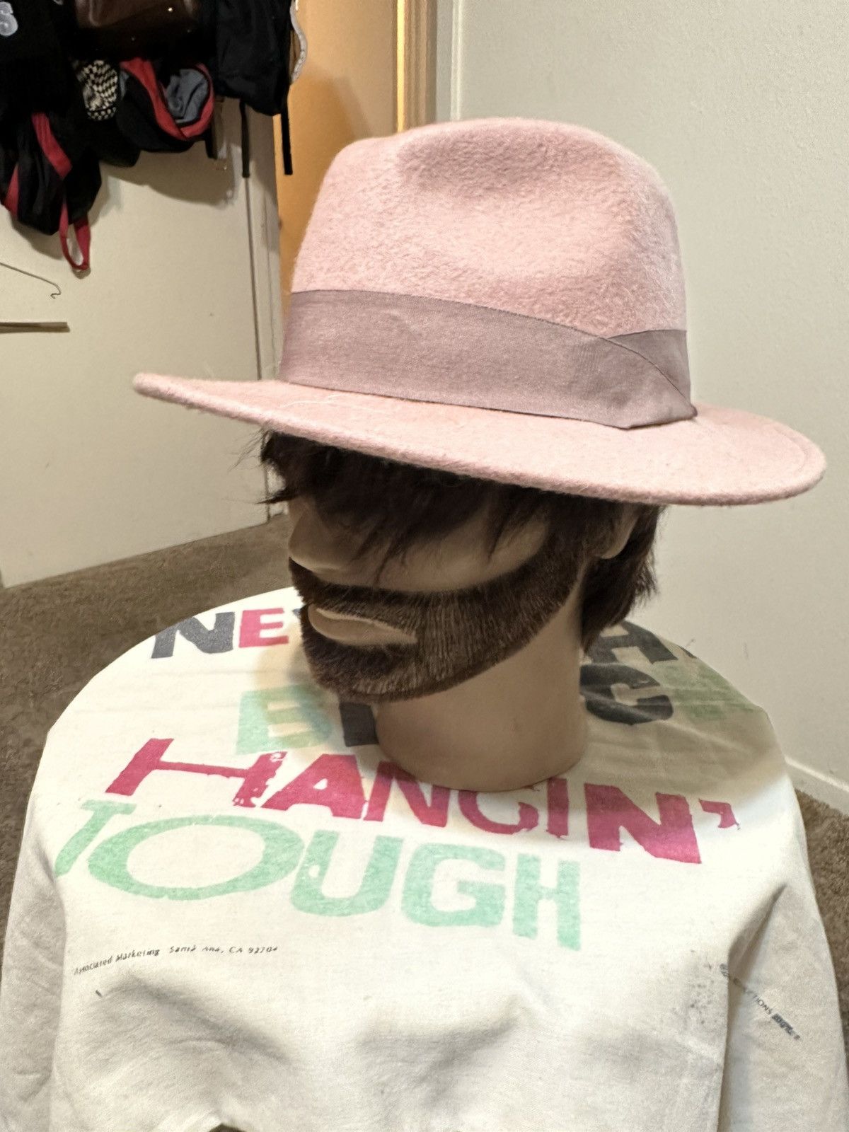 Nordstrom × Vintage Vintage Nordstrom “soft pink” hat 00s Size ONE SIZE - 6 Thumbnail