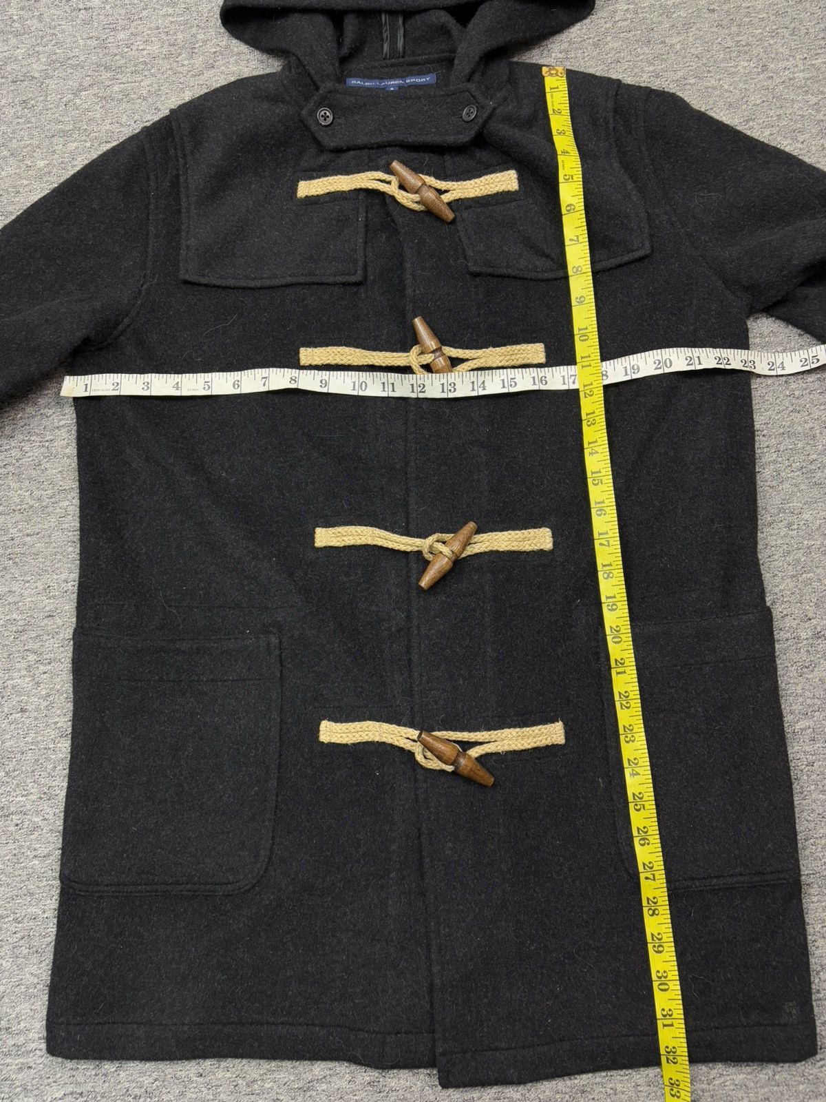Ralph Lauren Vintage Ralph Lauren Sports Duffle Coat Wool Size US L / EU 52-54 / 3 - 8 Thumbnail