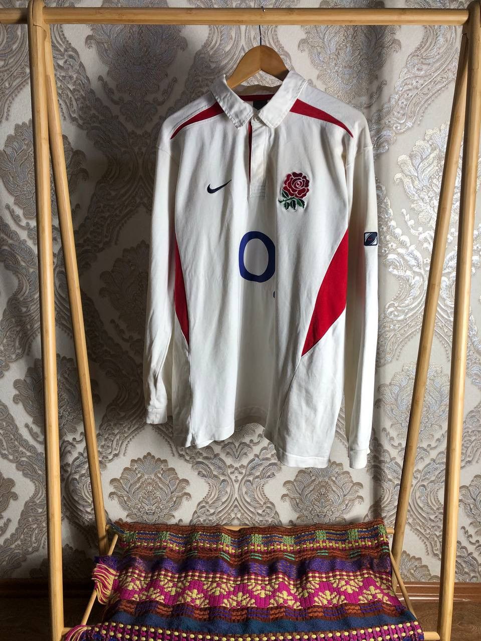 Nike × Vintage VERY RARE NIKE ENGLAND RUGBY JERSEY BLOKECORE Y2K 90s RETRO Size US XXL / EU 58 / 5 - 2 Thumbnail