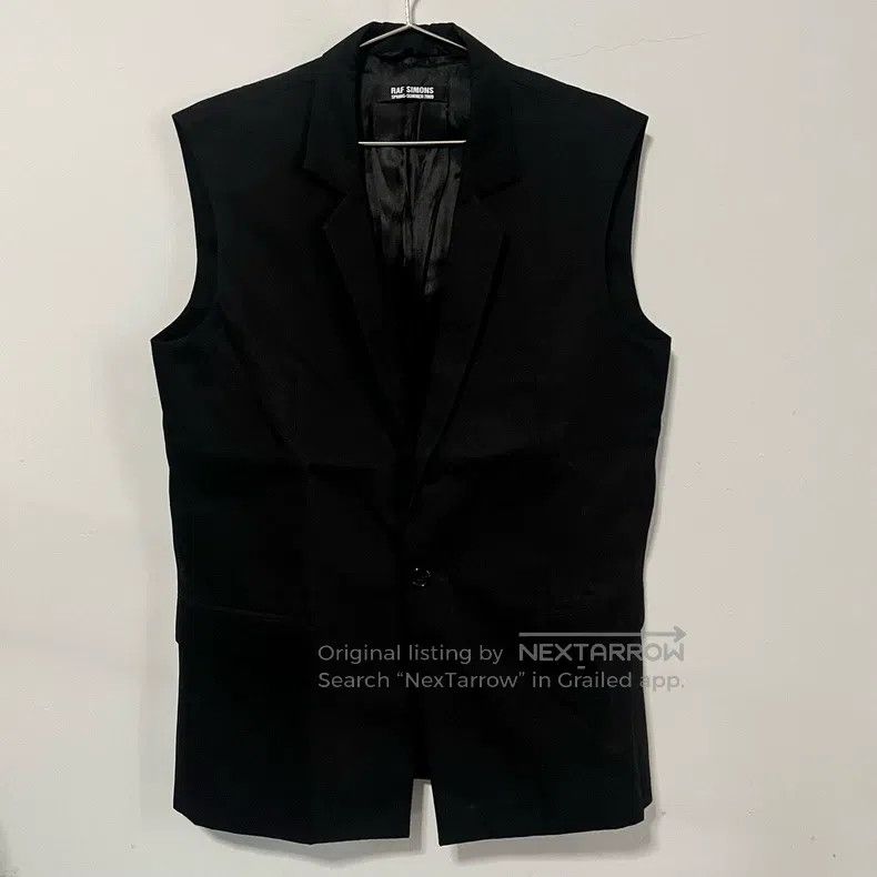 Raf Simons Raf Simons 2009ss sleeveless suit jacket Size 50R - 1 Thumbnail
