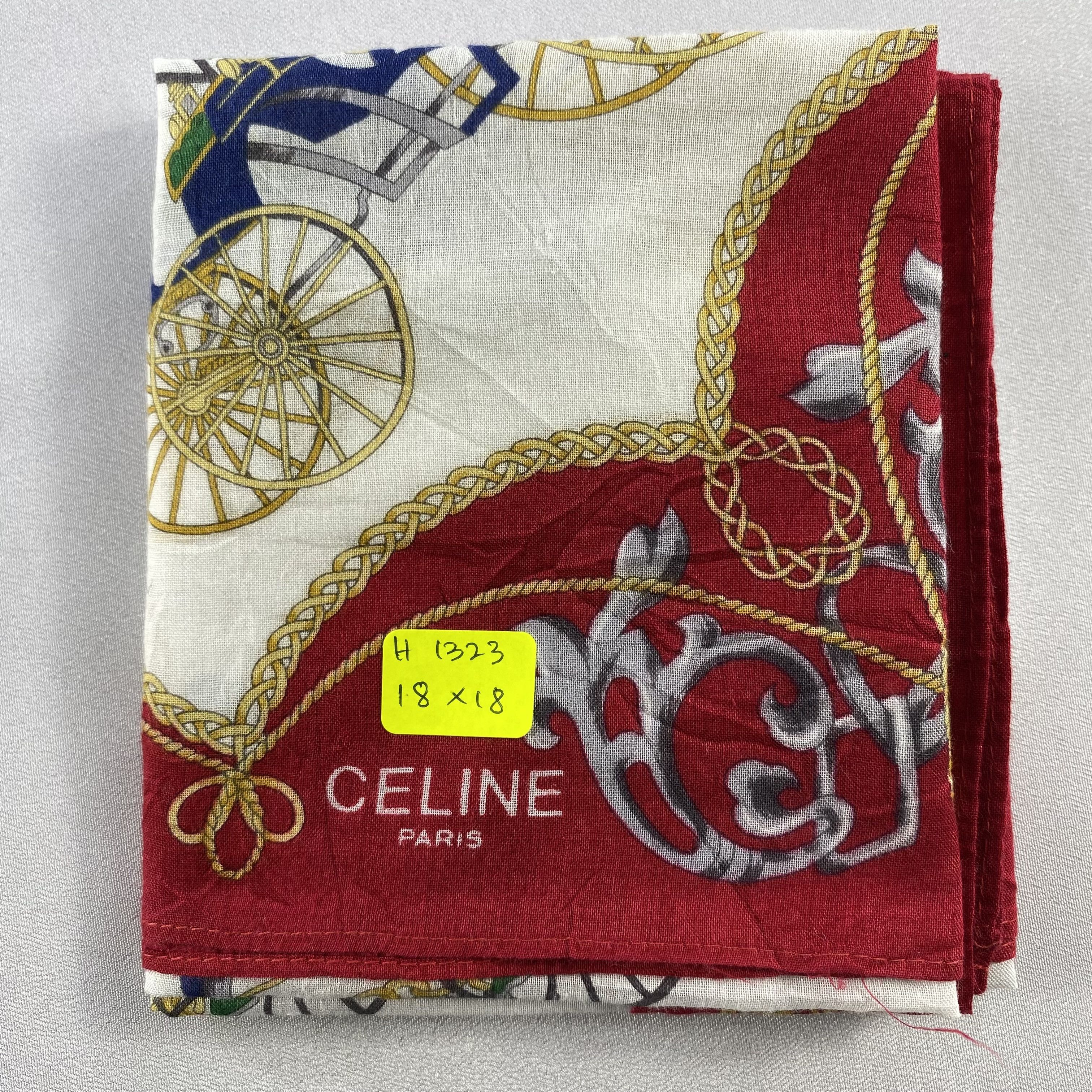Celine × Vintage Celine Bandana/ Handkerchief / Neckerchief Size ONE SIZE - 5 Thumbnail