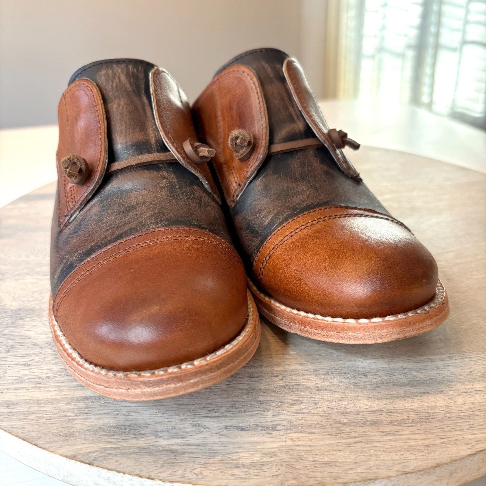 FREEBIRD Freebird Malena Mule Women's 9 Cognac Leather Oxford Shoes Size US 9 / IT 39 - 6 Thumbnail