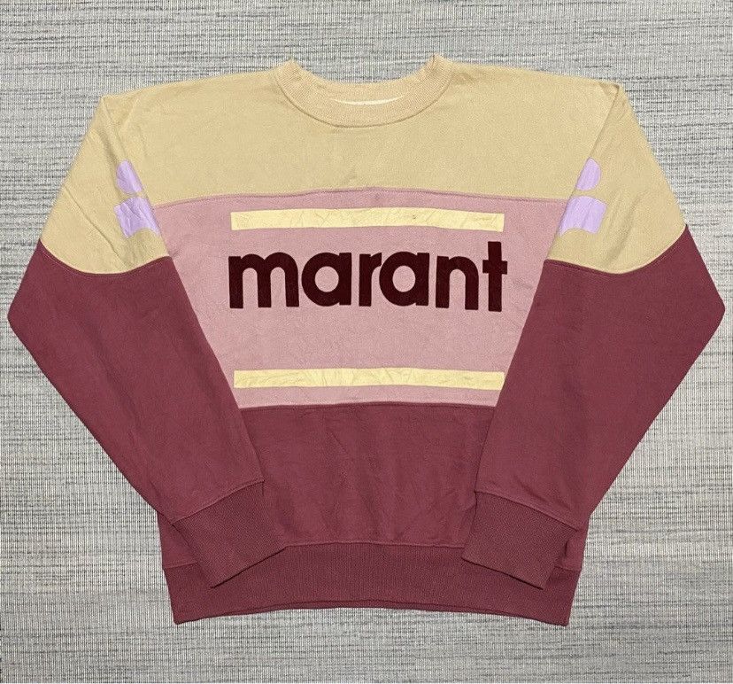 Isabel Marant Isabel Marant Three Tone Collor Sweatsirt Crewneck Size M / US 6-8 / IT 42-44 - 1 Thumbnail