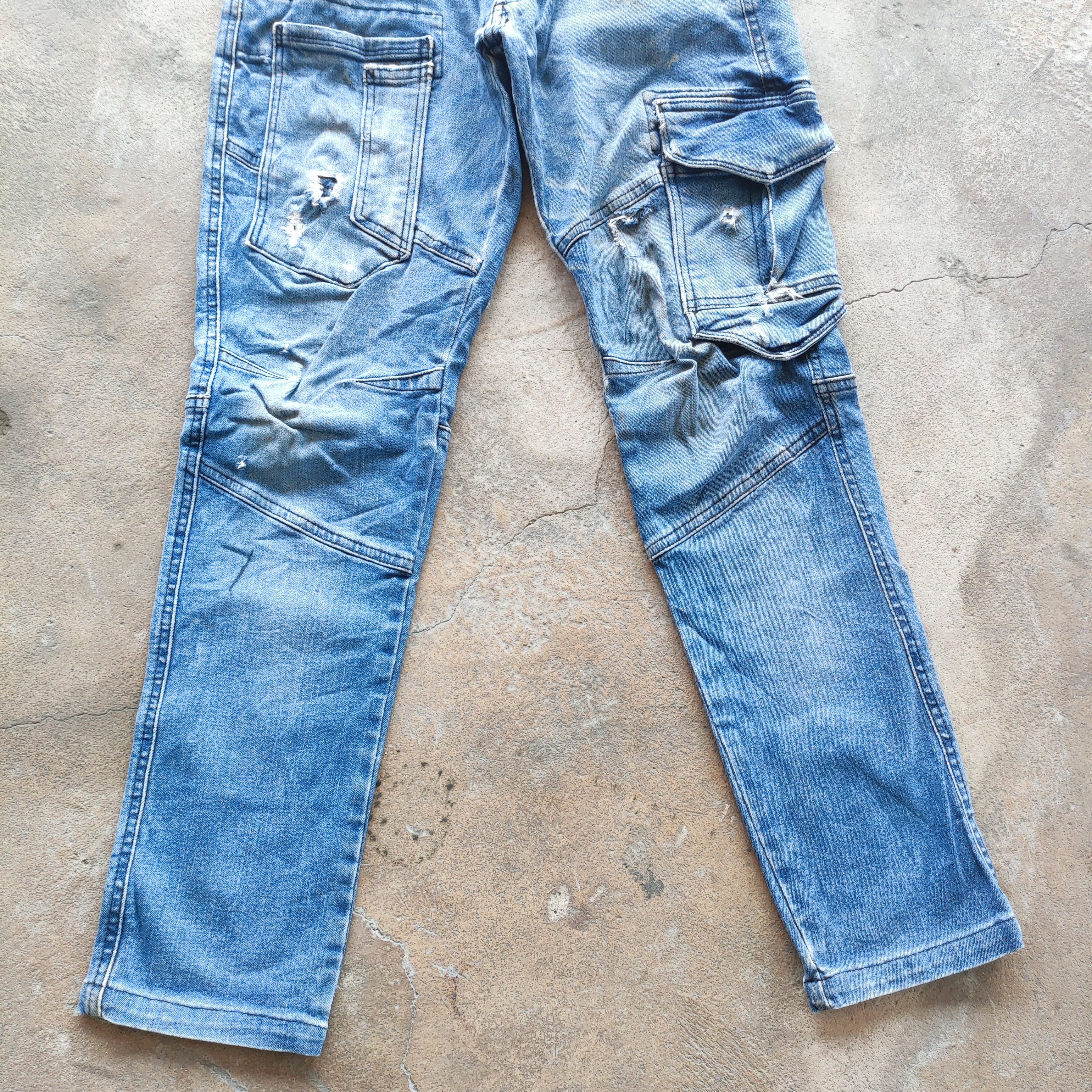 Japanese Brand Vintage Japanese Brand Jeans 7 Pocket Tactical Cargo Pants Size US 30 / EU 46 - 4 Thumbnail