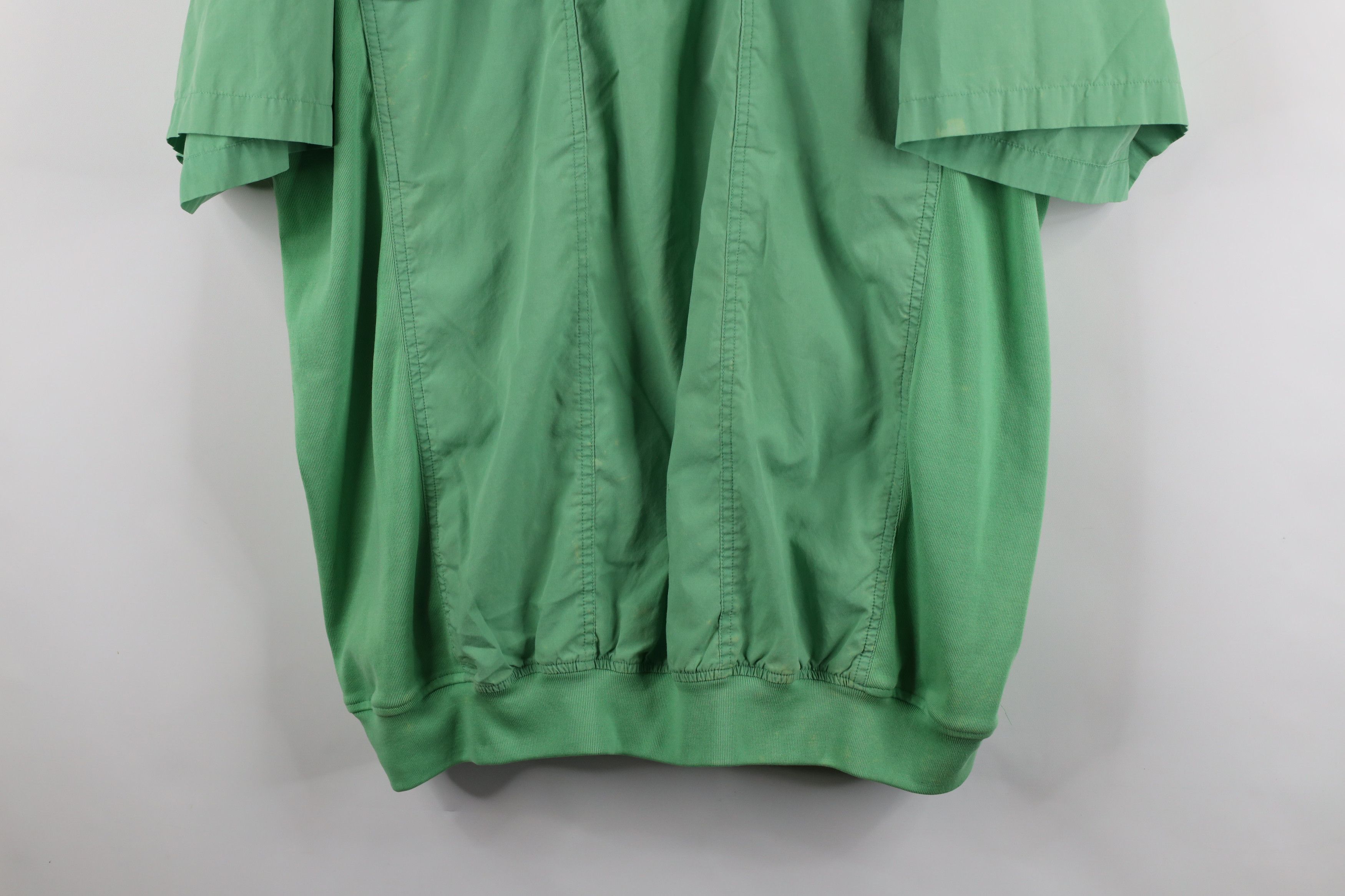 Vintage Vintage 90s Streetwear Panel Pullover Polo Shirt Green Size US XXL / EU 58 / 5 - 3 Thumbnail