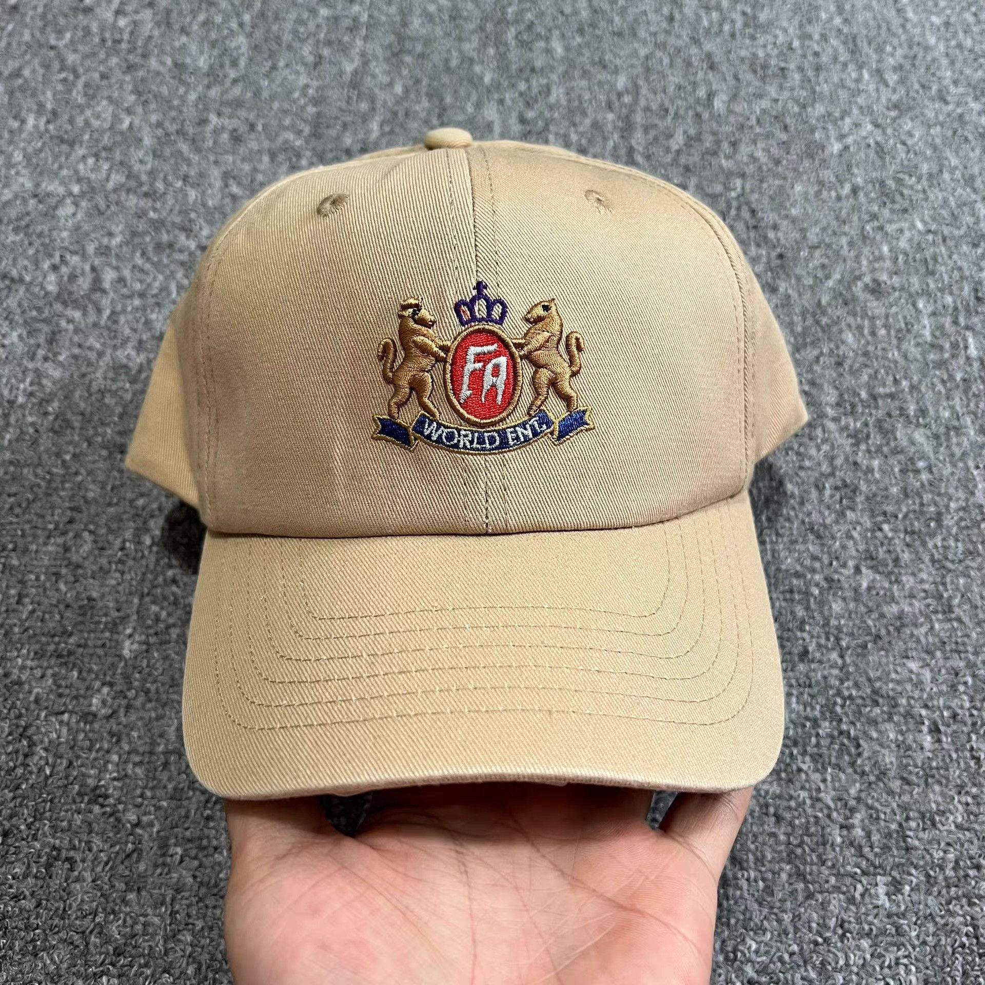 Fucking Awesome Fucking Awesome Washed Vintage Curved Brim Baseball Cap。 Q7 Size ONE SIZE - 1 Thumbnail