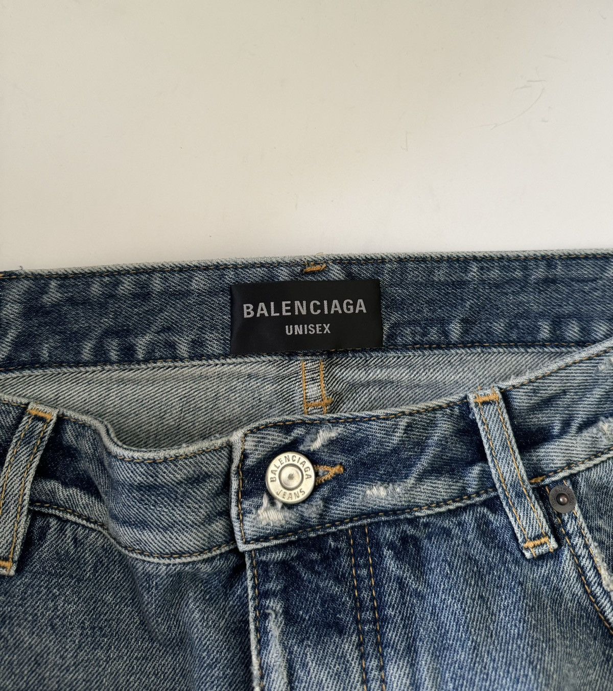 Balenciaga Balenciaga Distressed Ripped Denim Pants Size US 36 / EU 52 - 9 Thumbnail
