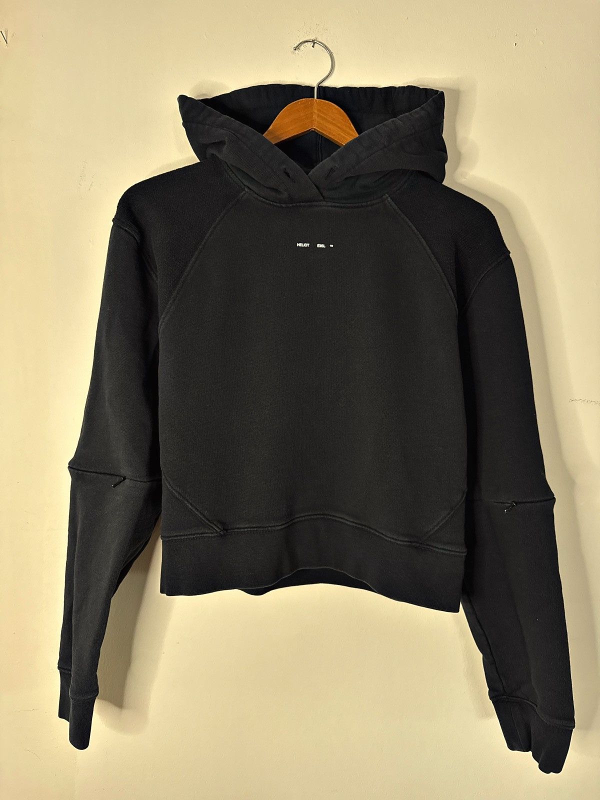 Heliot Emil Heliot Emil SS21 Deconstructed Cropped Hoodie Size S / US 4 / IT 40 - 2 Thumbnail