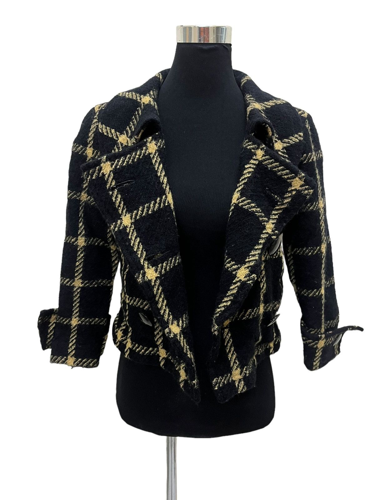 Vintage Japanese Brand Yuki Tori Cropped Jacket Size XS / US 0-2 / IT 36-38 - 5 Thumbnail
