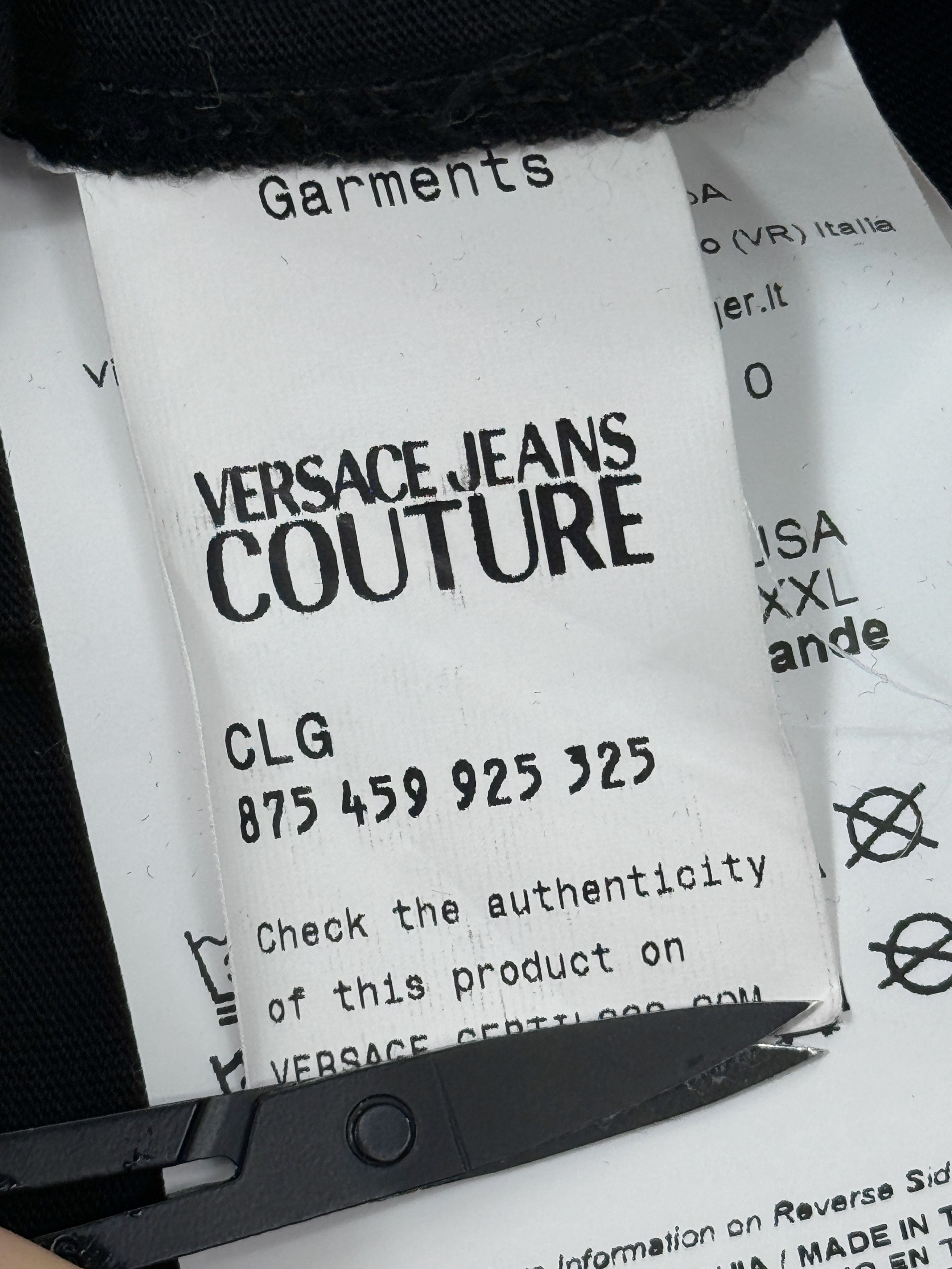 Versace × Versace Jeans Couture Versace Jeans Couture T-Shirt Gold Big Logo Size US M / EU 48-50 / 2 - 13 Thumbnail