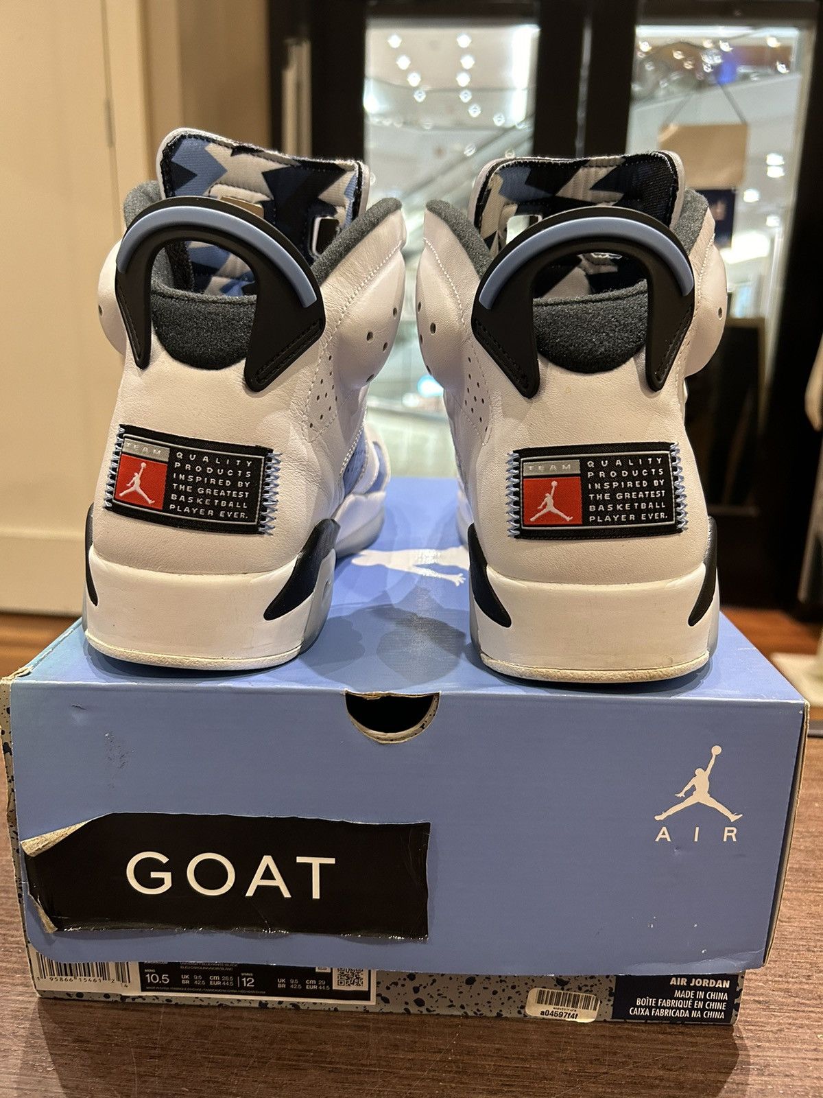 Jordan Brand Jordan 6 High ‘UNC White’ Size US 10.5 / EU 43-44 - 3 Thumbnail