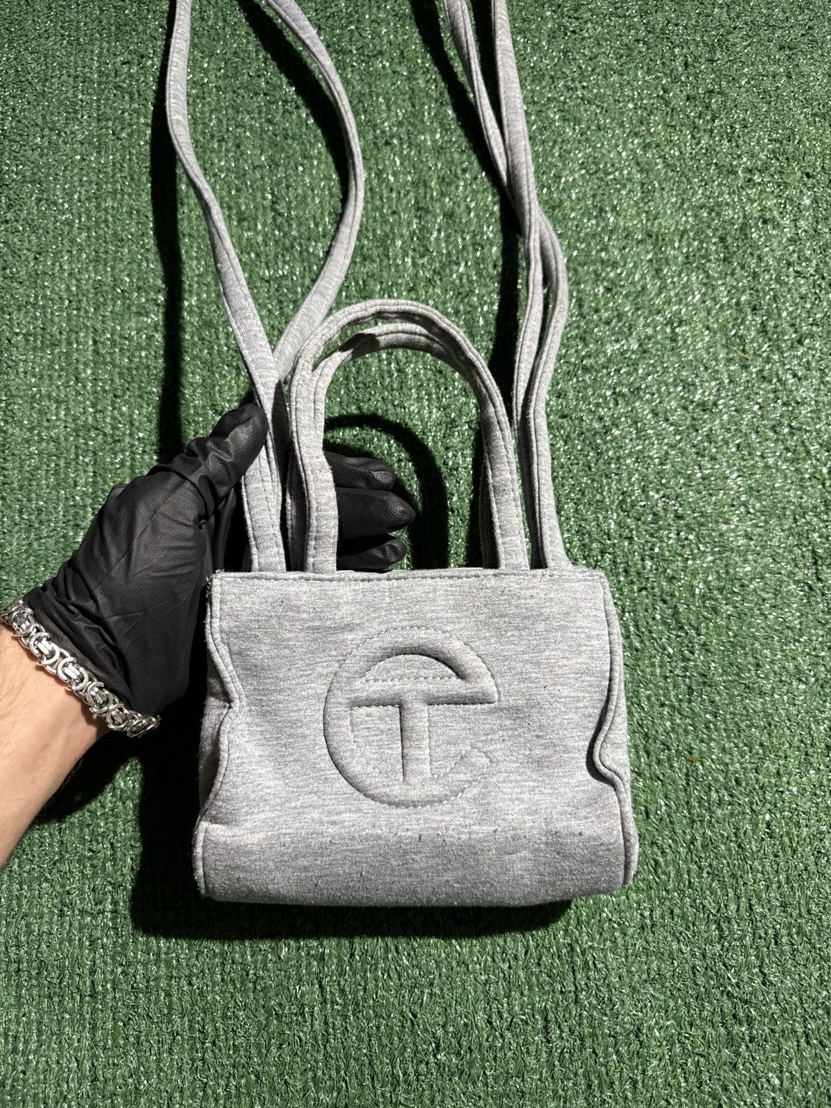 Telfar × Ugg UGG TELFAR Small Fleece Shopper Heather Grey Size ONE SIZE - 2 Thumbnail