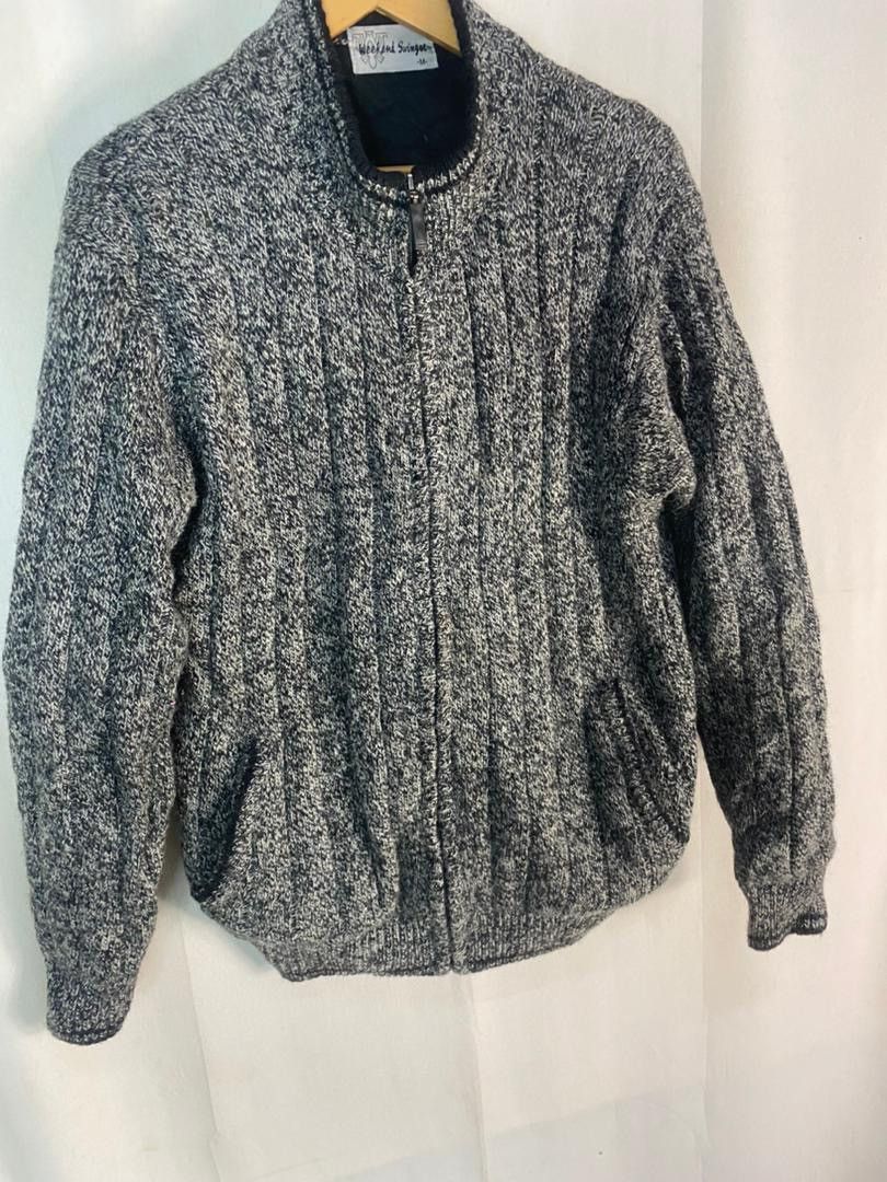 Japanese Brand × Vintage Unisex🔥Weekend suringel wool knit zipper sweater Size US M / EU 48-50 / 2 - 3 Thumbnail